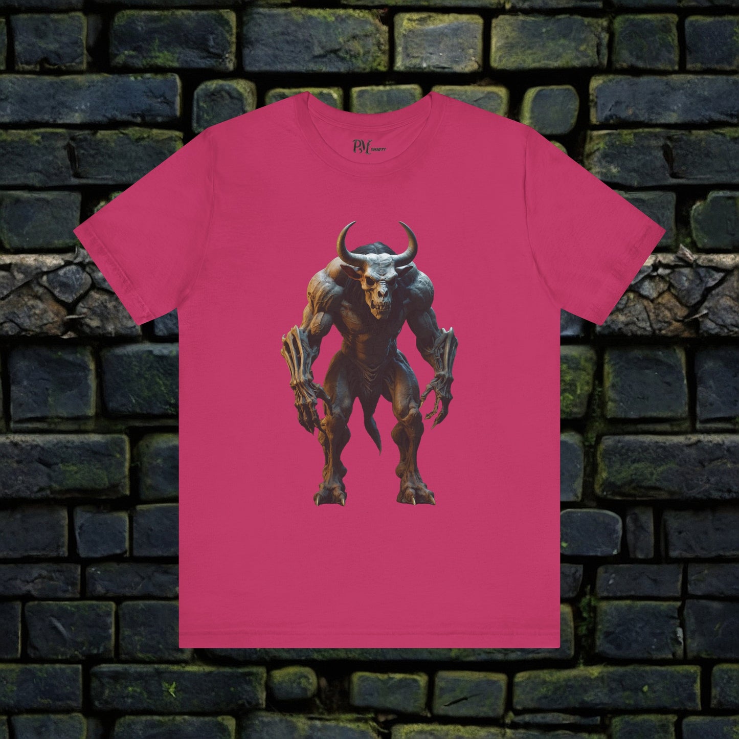 Bone Minotaur Tee (Bella Canvas 3001)
