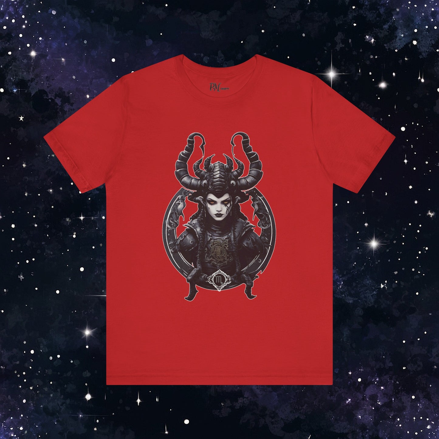 Gothic Scorpio Zodiac T-Shirt: Dark Style for the Mysterious Scorpio (Bella Canvas 3001)
