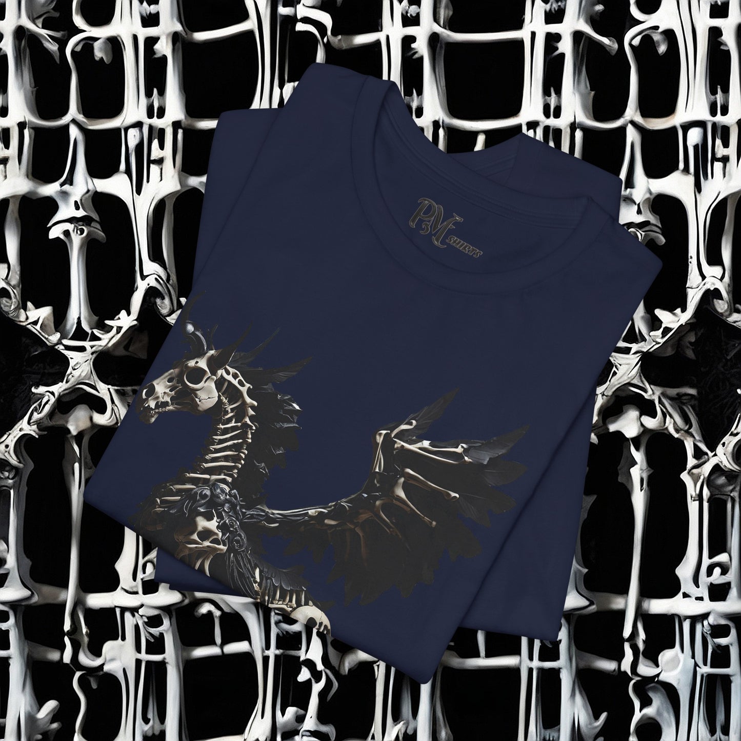 Bone Pegasus Tee (Bella Canvas 3001)