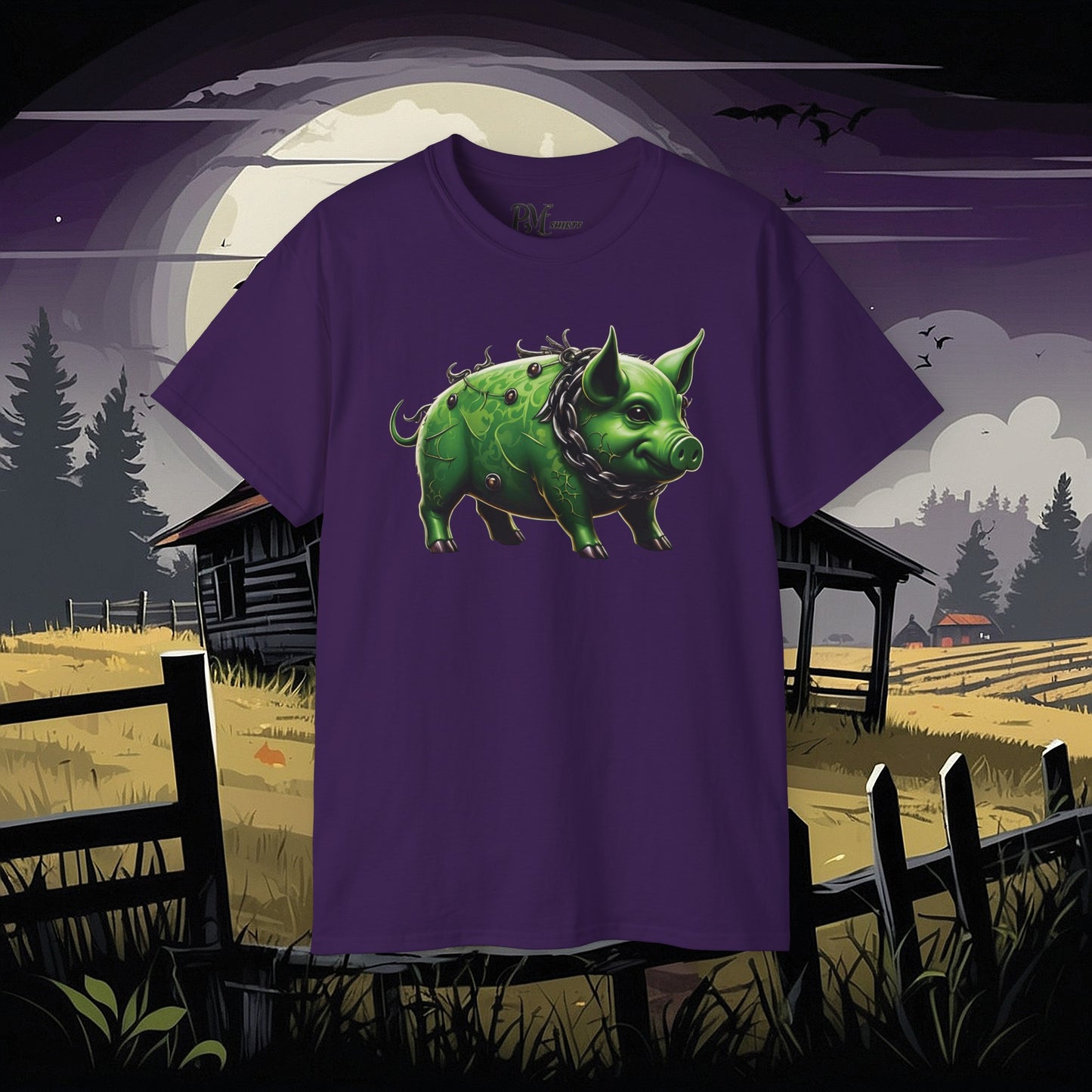 Green Pig Tee (Gildan 2000)