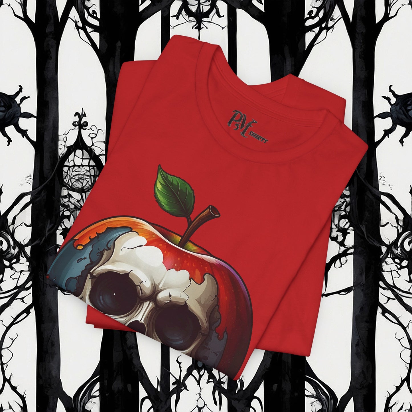 Skull Apple Tee (Bella Canvas 3001)