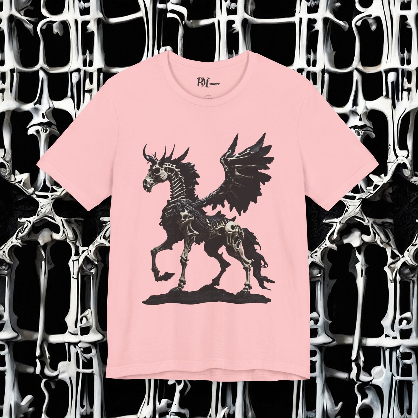 Bone Pegasus Tee (Bella Canvas 3001)