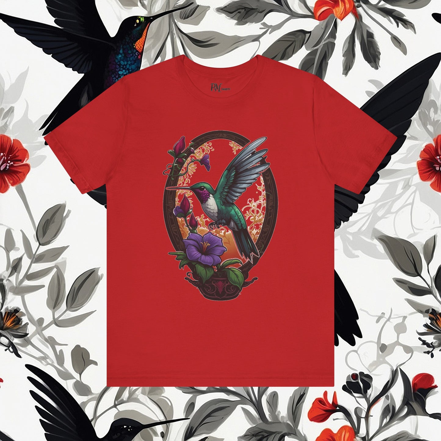 Hummingbird Feeding Tee (Bella Canvas 3001)