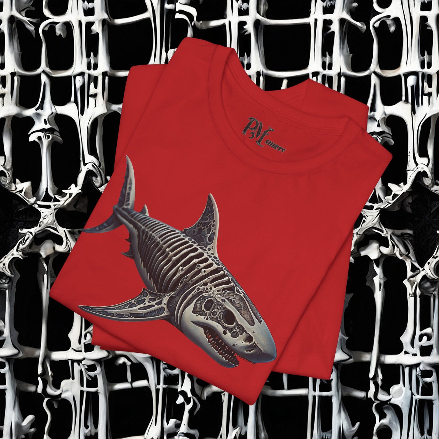 Bone Shark Tee (Bella Canvas 3001)