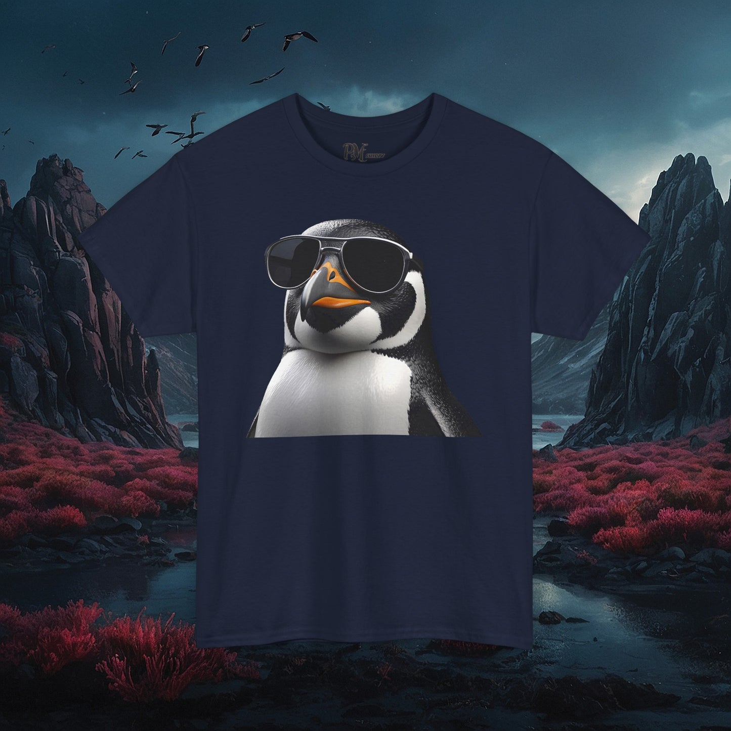 Gothic Penguin T-Shirt: Dark Style Tee