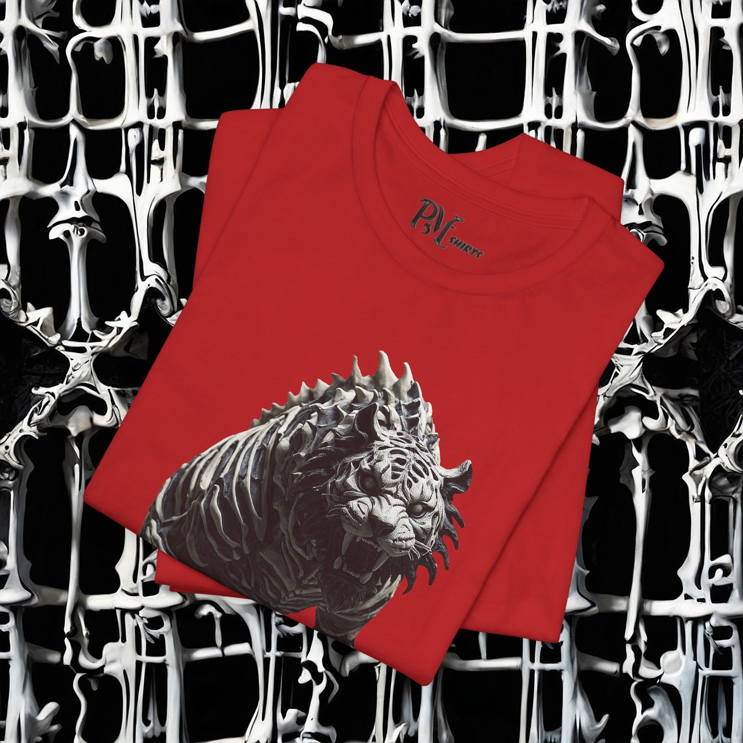 Bone Tiger Tee (Bella Canvas 3001)