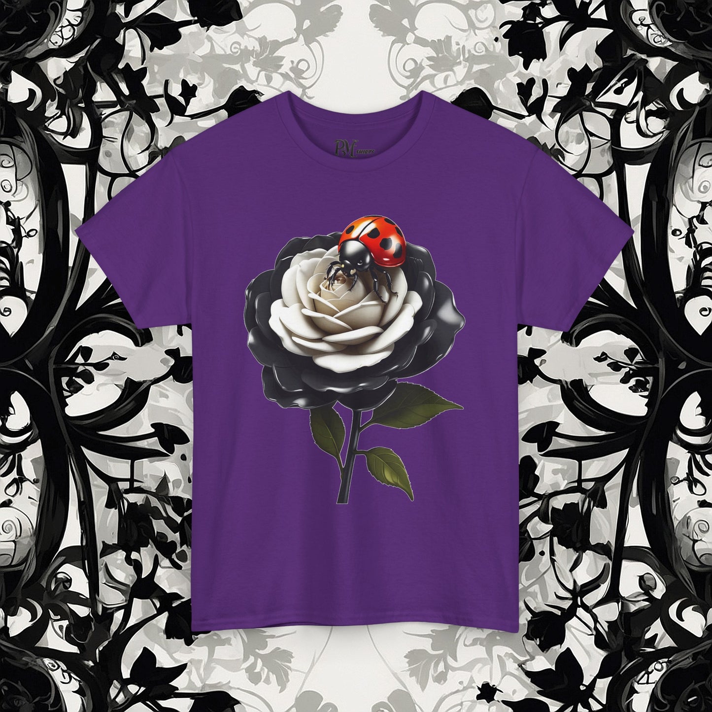 Ladybug on a Rose Tee