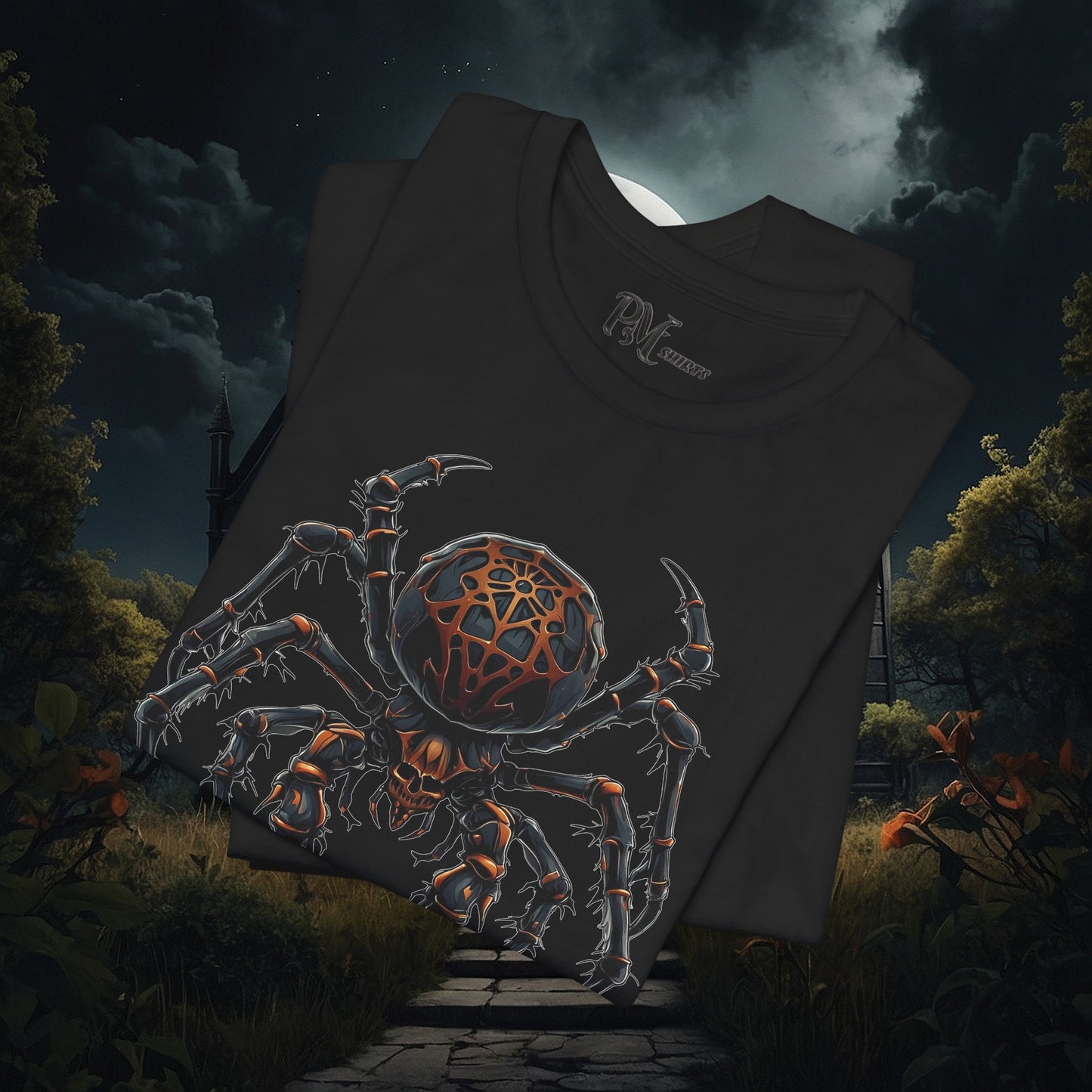 Skull Spider Tee (Bella Canvas 3001)