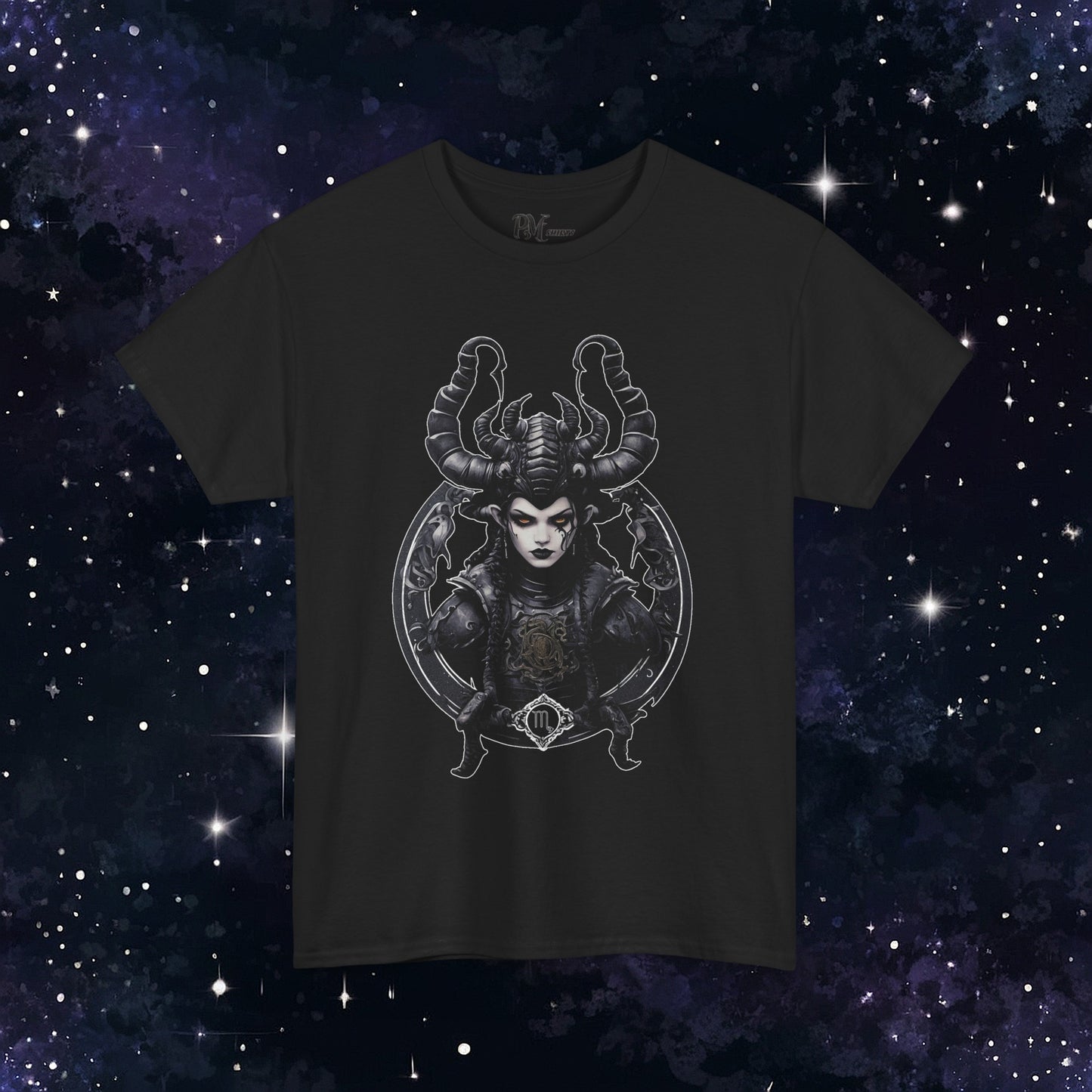 Gothic Scorpio Zodiac T-Shirt: Dark Style for the Mysterious Scorpio