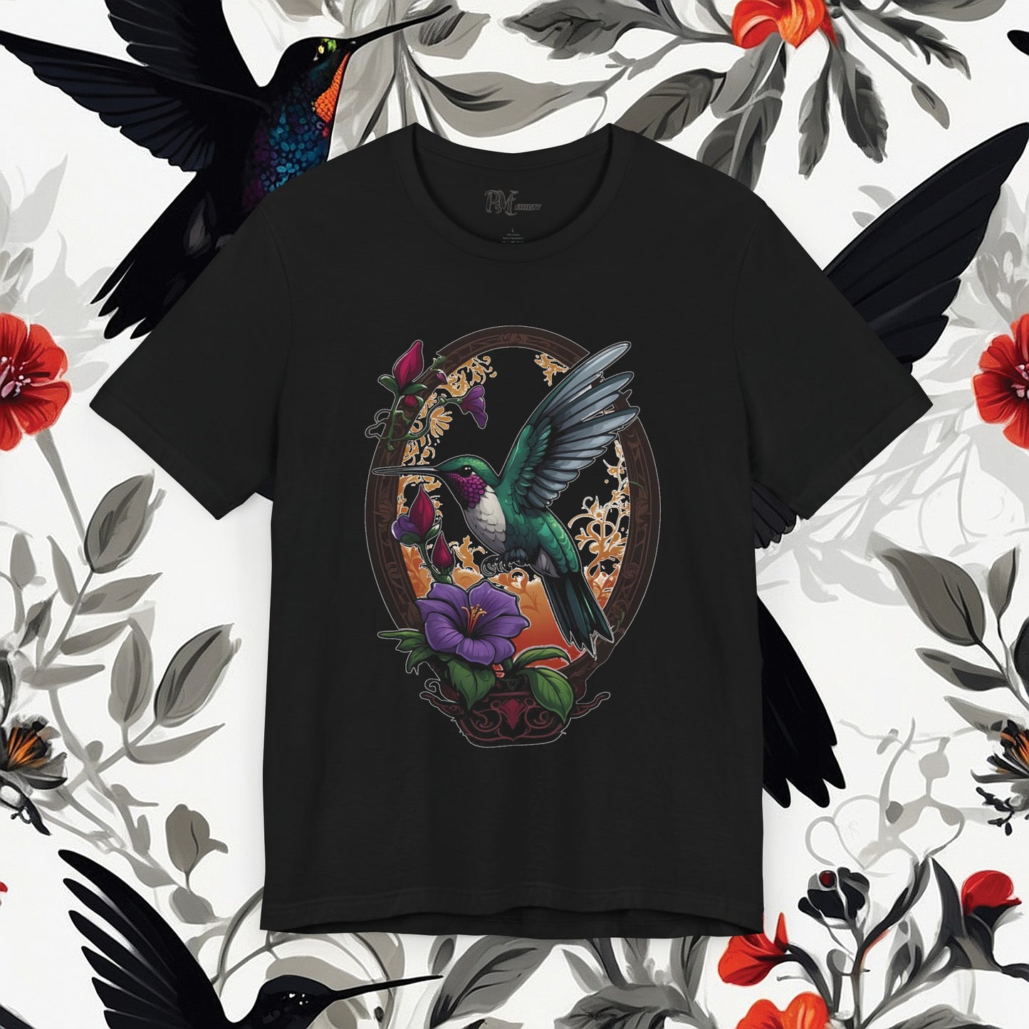 Hummingbird Feeding Tee (Bella Canvas 3001)