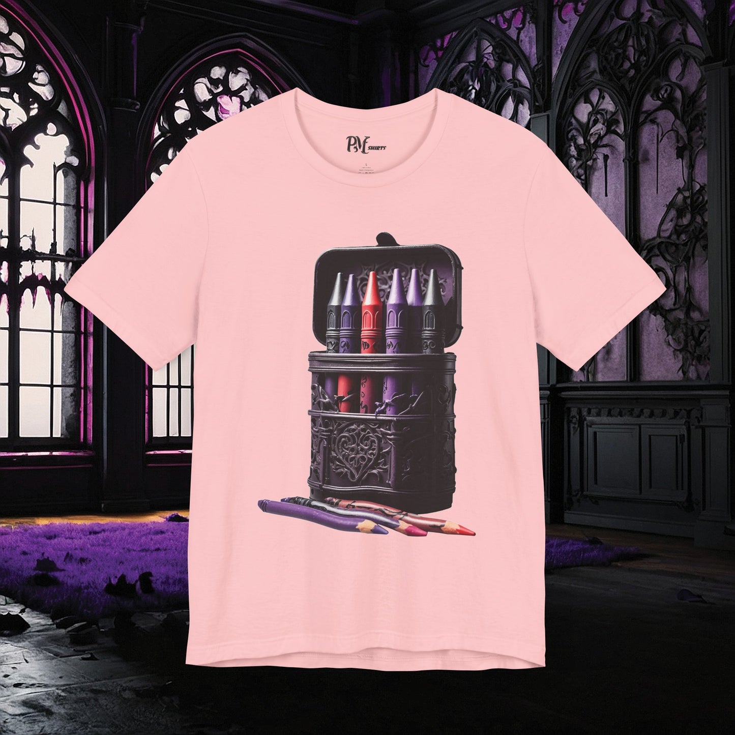 Goth Coloring Tee (Bella Canvas 3001)