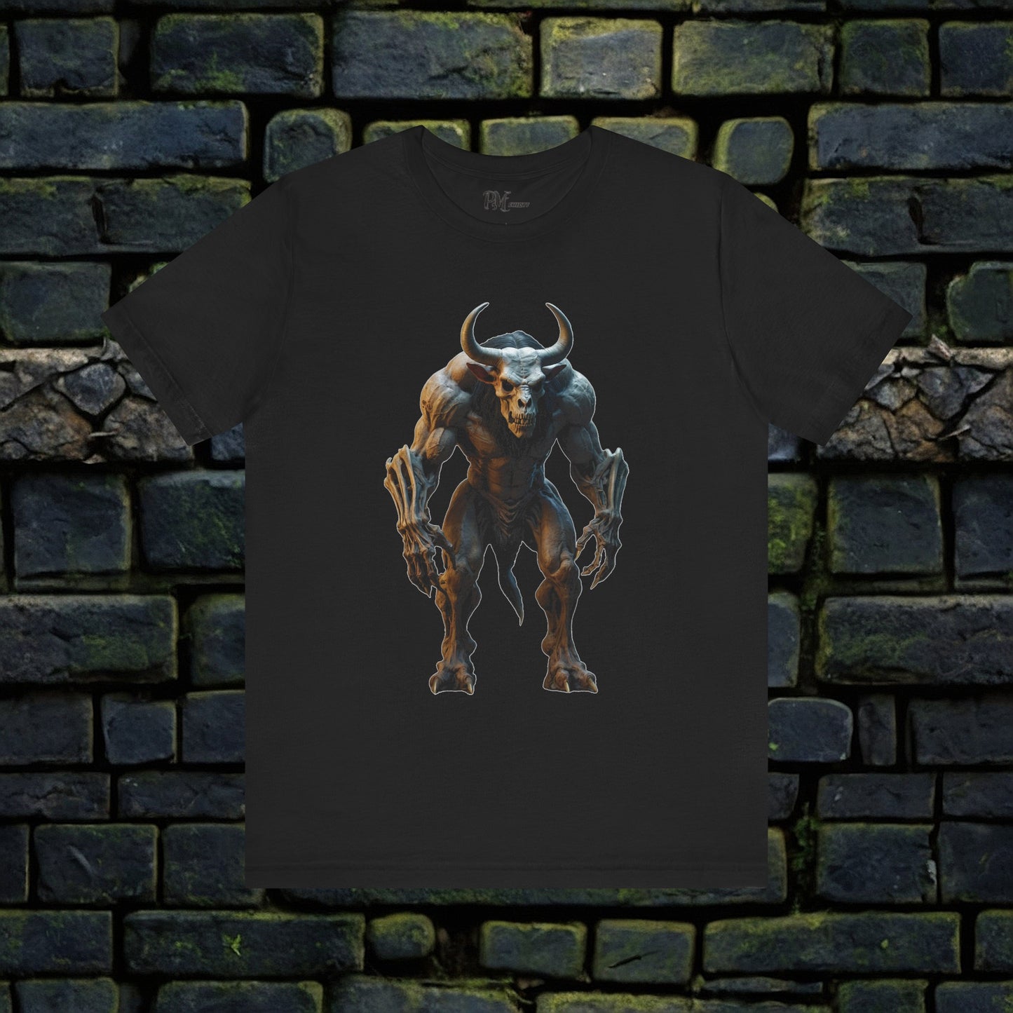 Bone Minotaur Tee (Bella Canvas 3001)