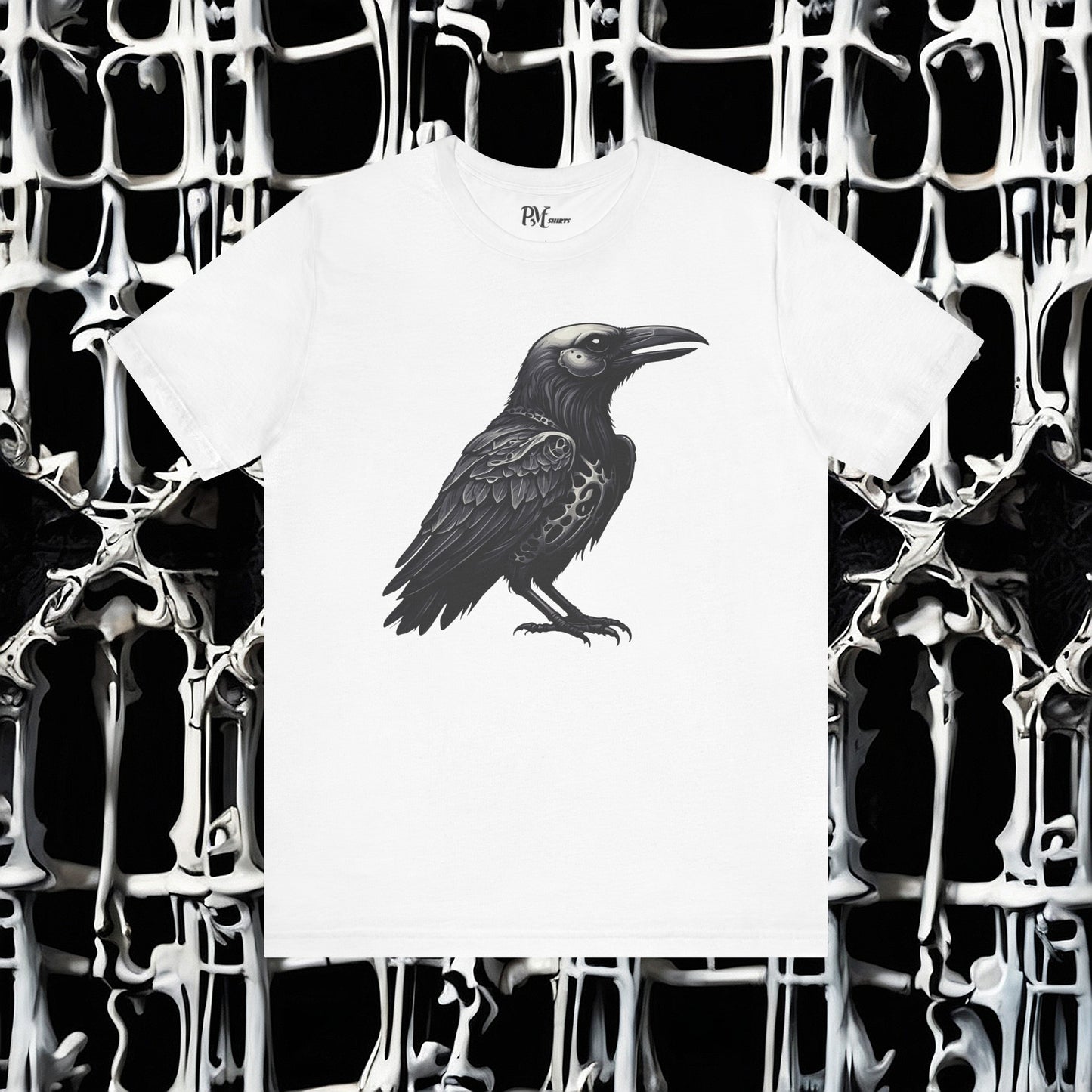 Bone Armor Raven Tee (Bella Canvas 3001)