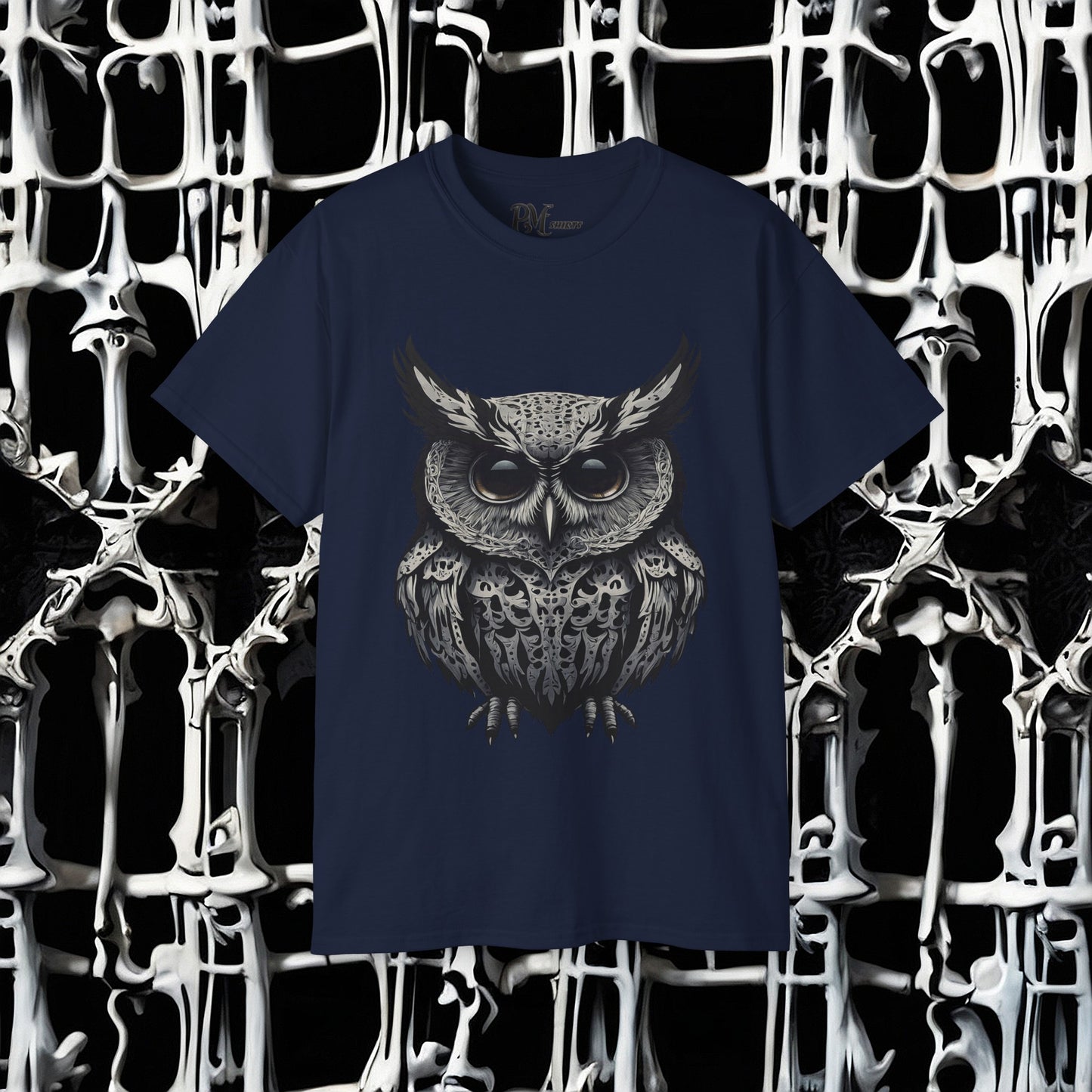 Bone Armor Owl Tee (Gildan 2000)