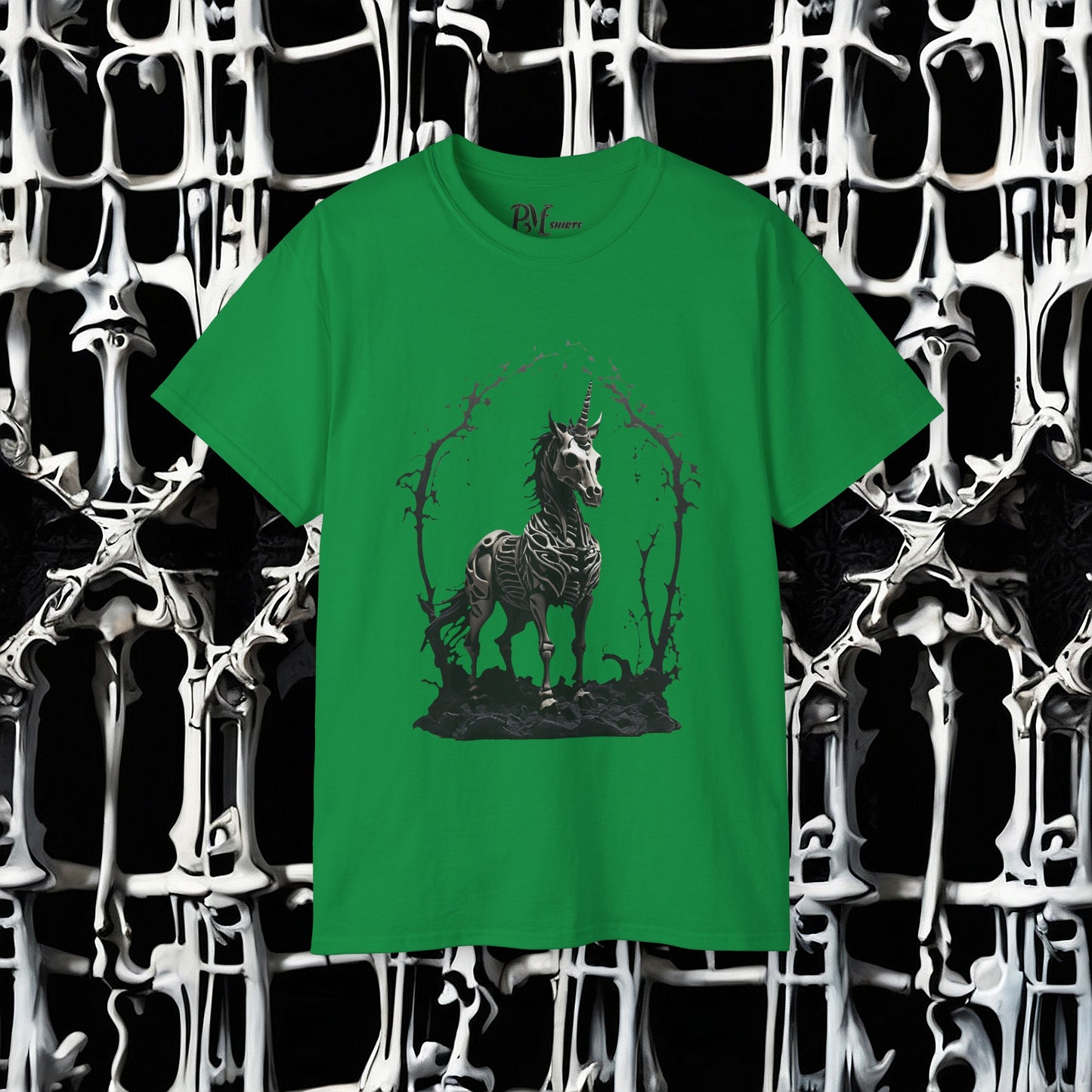 Bone Unicorn Tee (Gildan 2000)