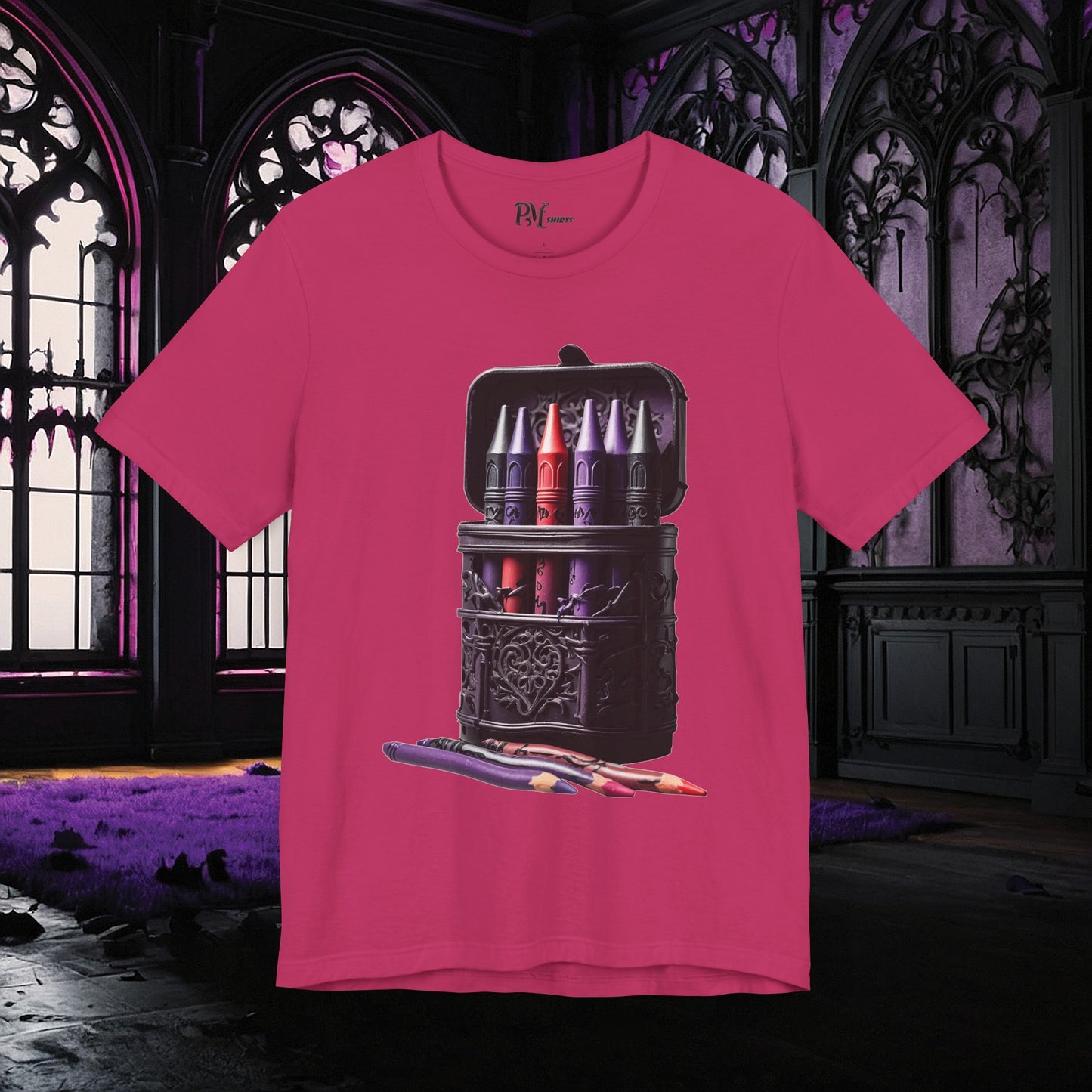 Goth Coloring Tee (Bella Canvas 3001)
