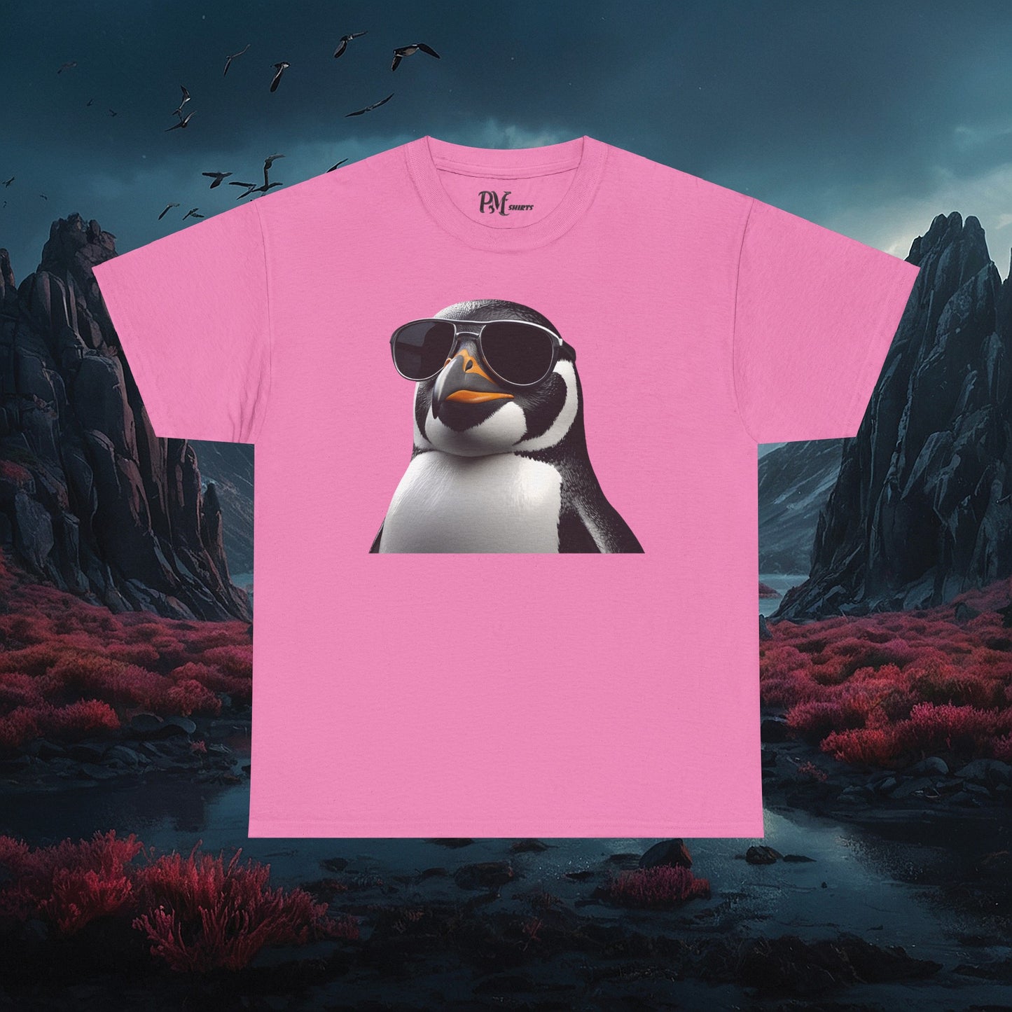 Gothic Penguin T-Shirt: Dark Style Tee