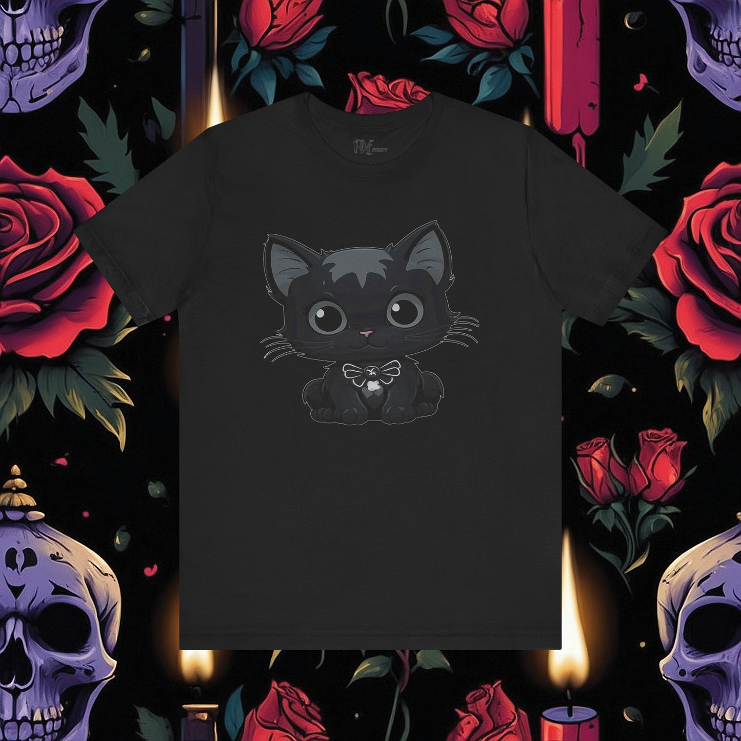 Darkly Adorable Cat (Bella Canvas 3001)