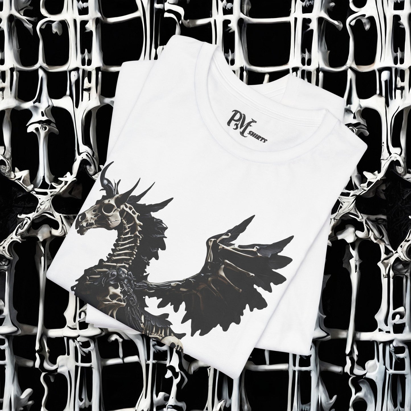 Bone Pegasus Tee (Bella Canvas 3001)