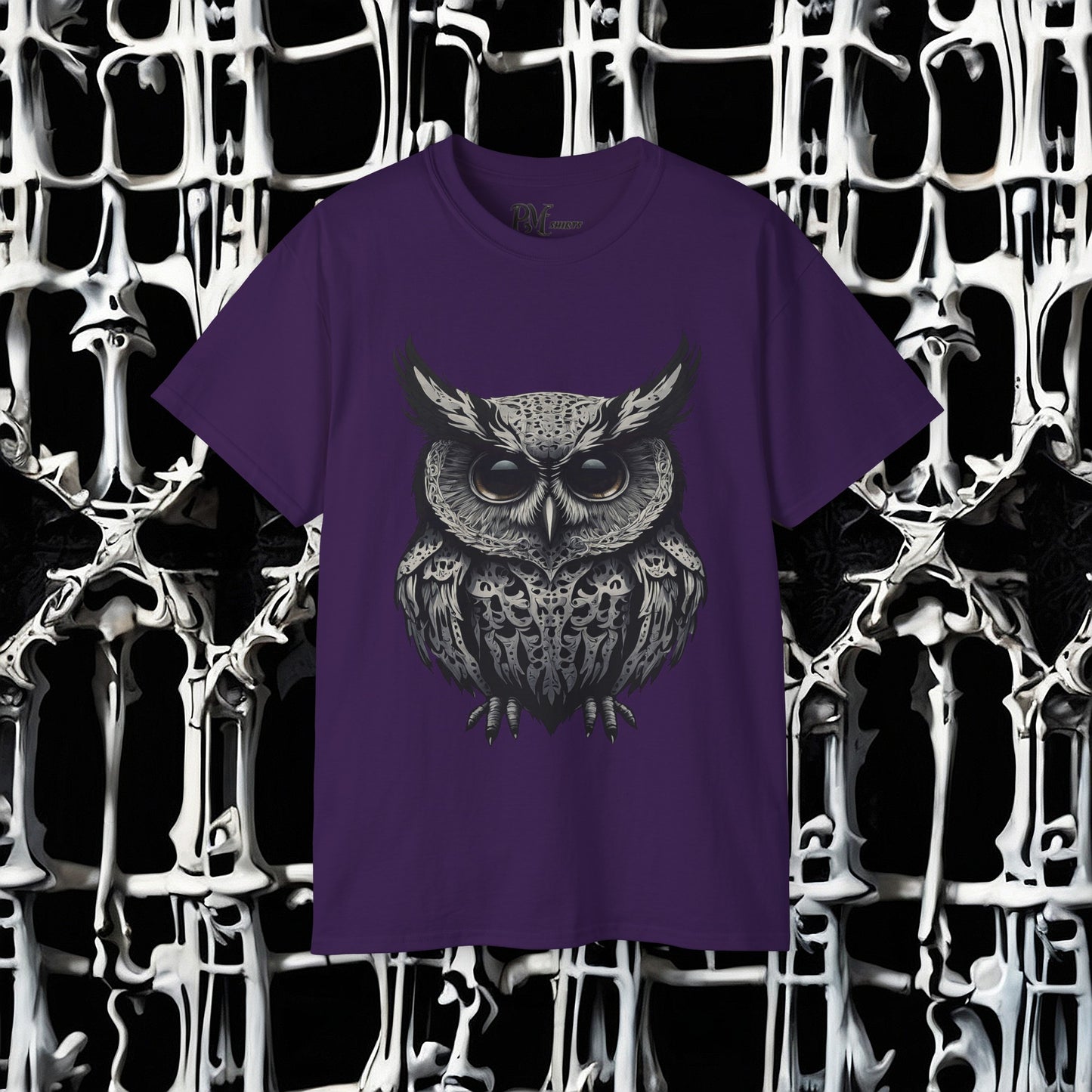 Bone Armor Owl Tee (Gildan 2000)
