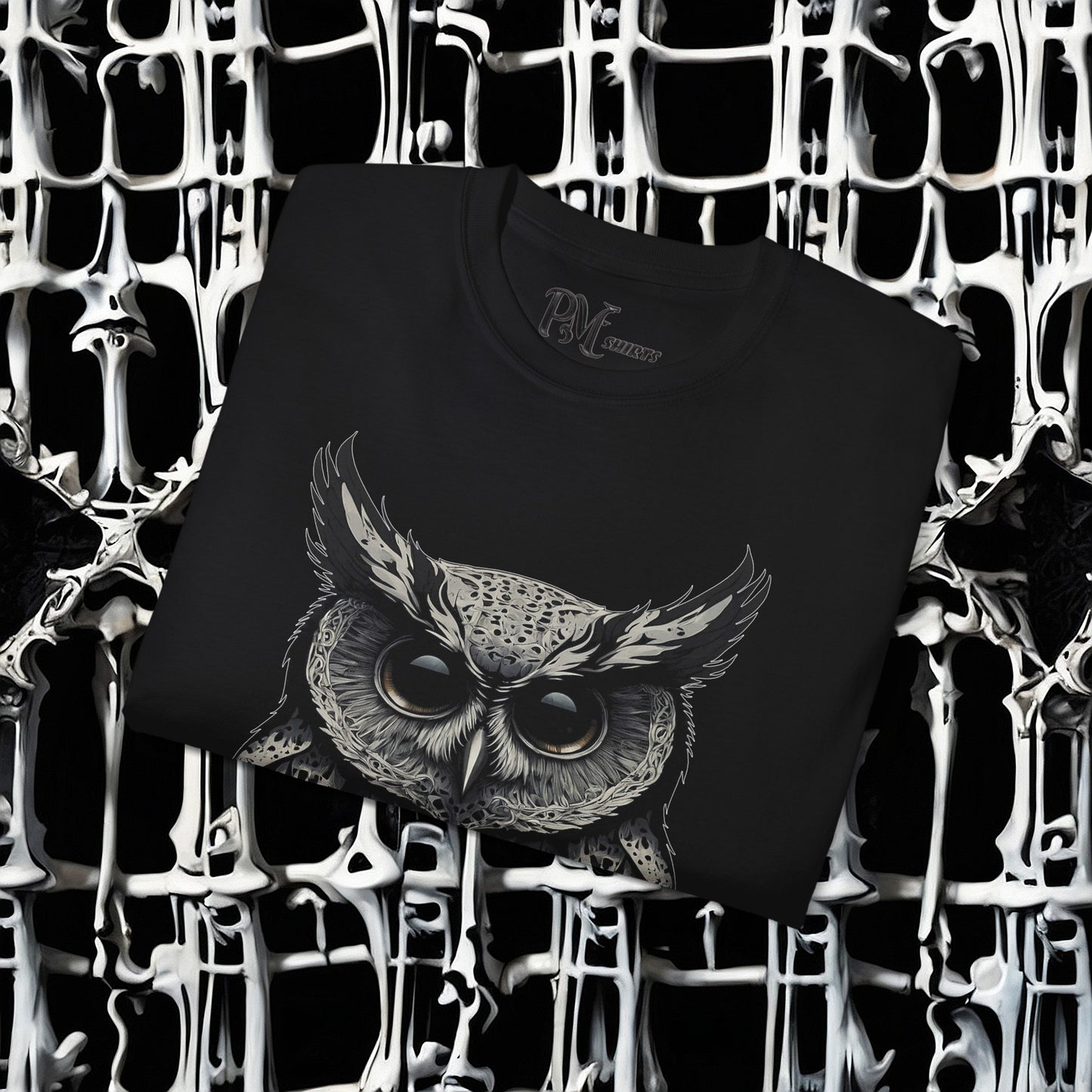Bone Armor Owl Tee (Gildan 2000)