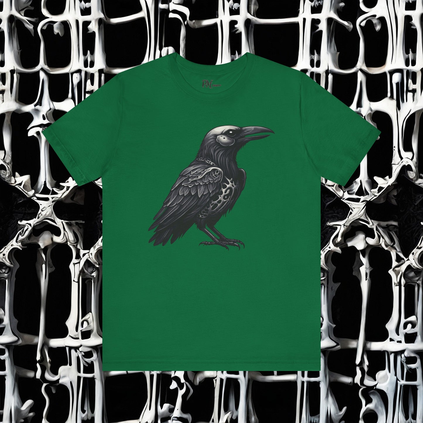 Bone Armor Raven Tee (Bella Canvas 3001)