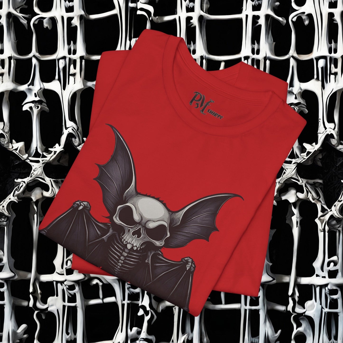 Bat Skeleton Tee (Bella Canvas 3001)