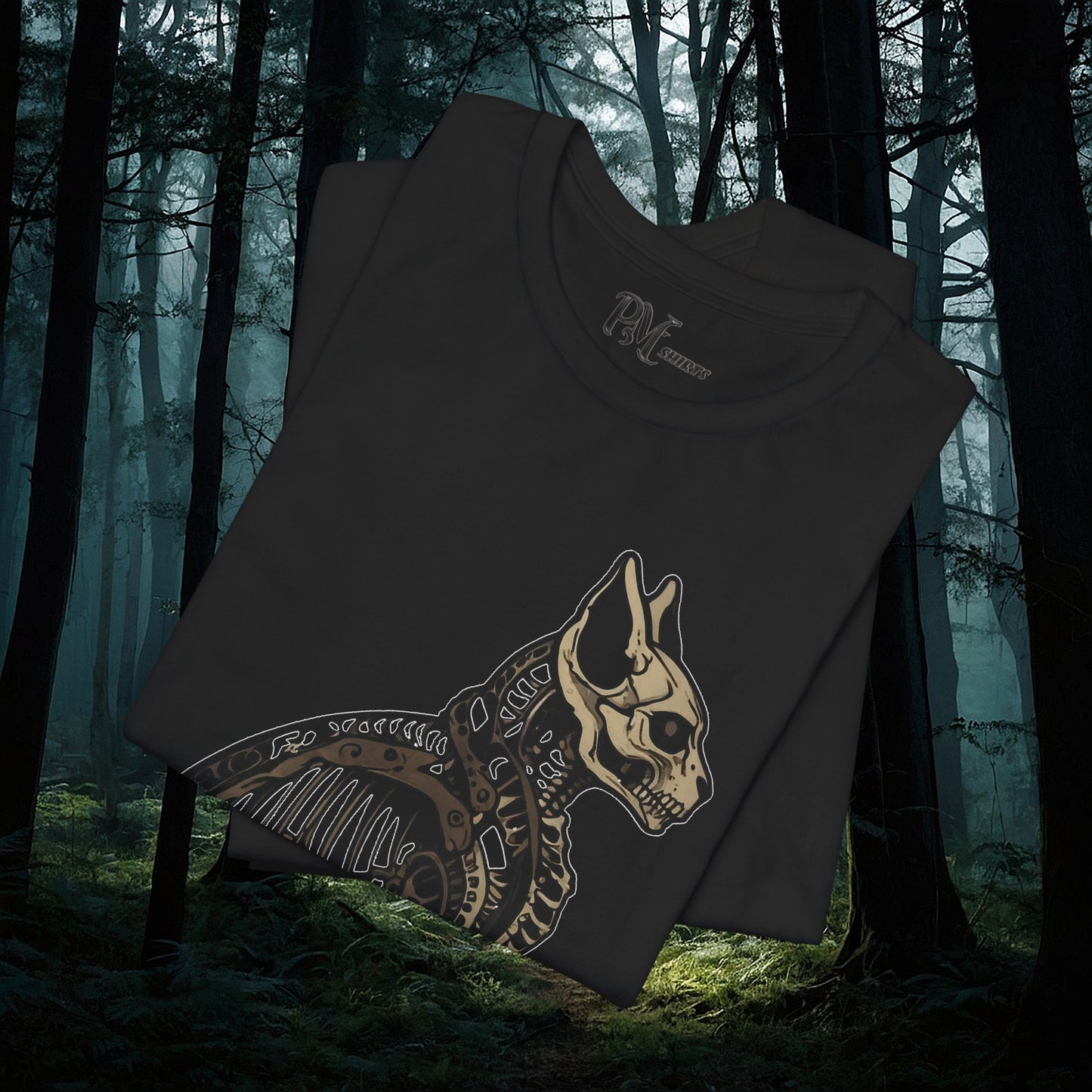 Bone Cat Tee (Bella Canvas 3001)