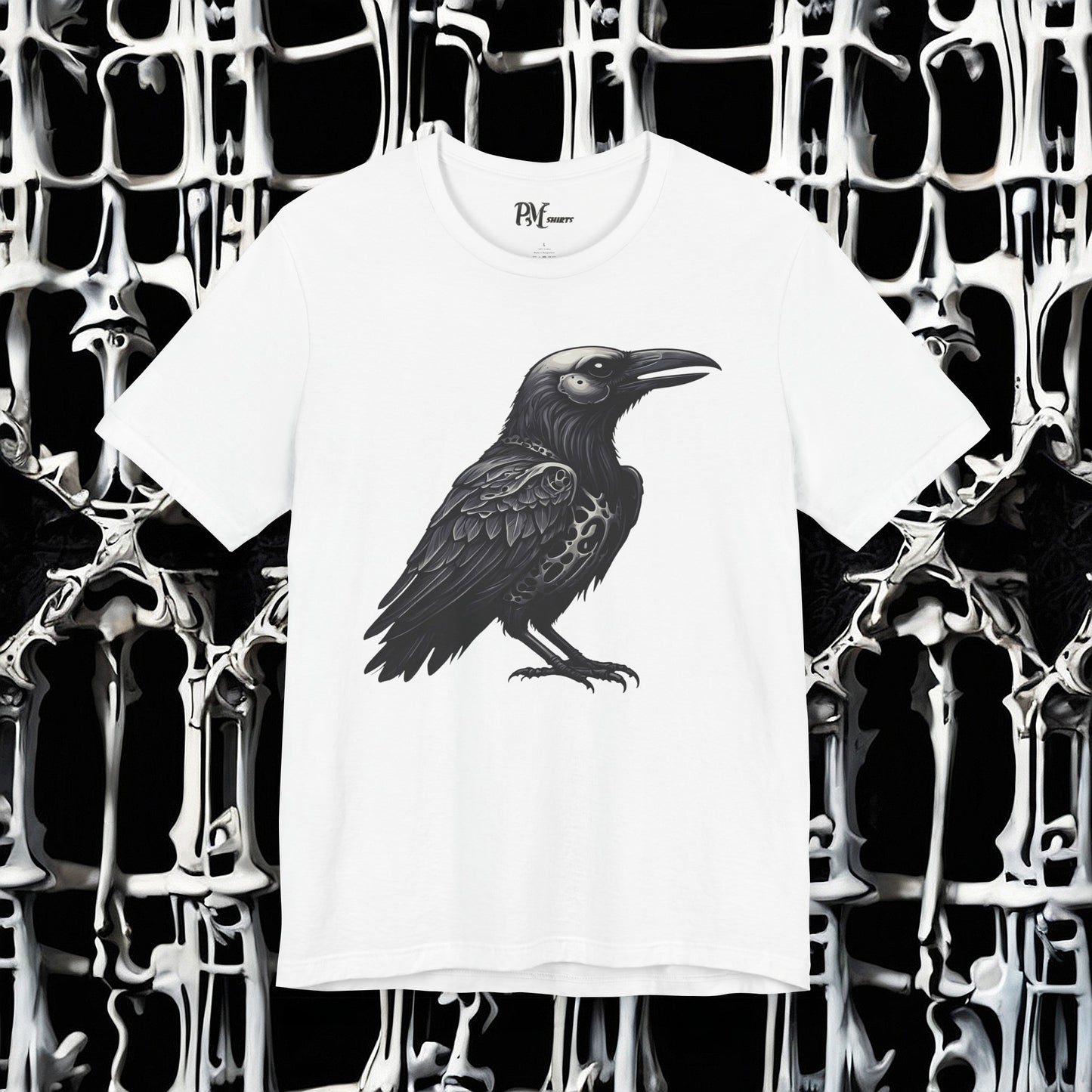 Bone Armor Raven Tee (Bella Canvas 3001)