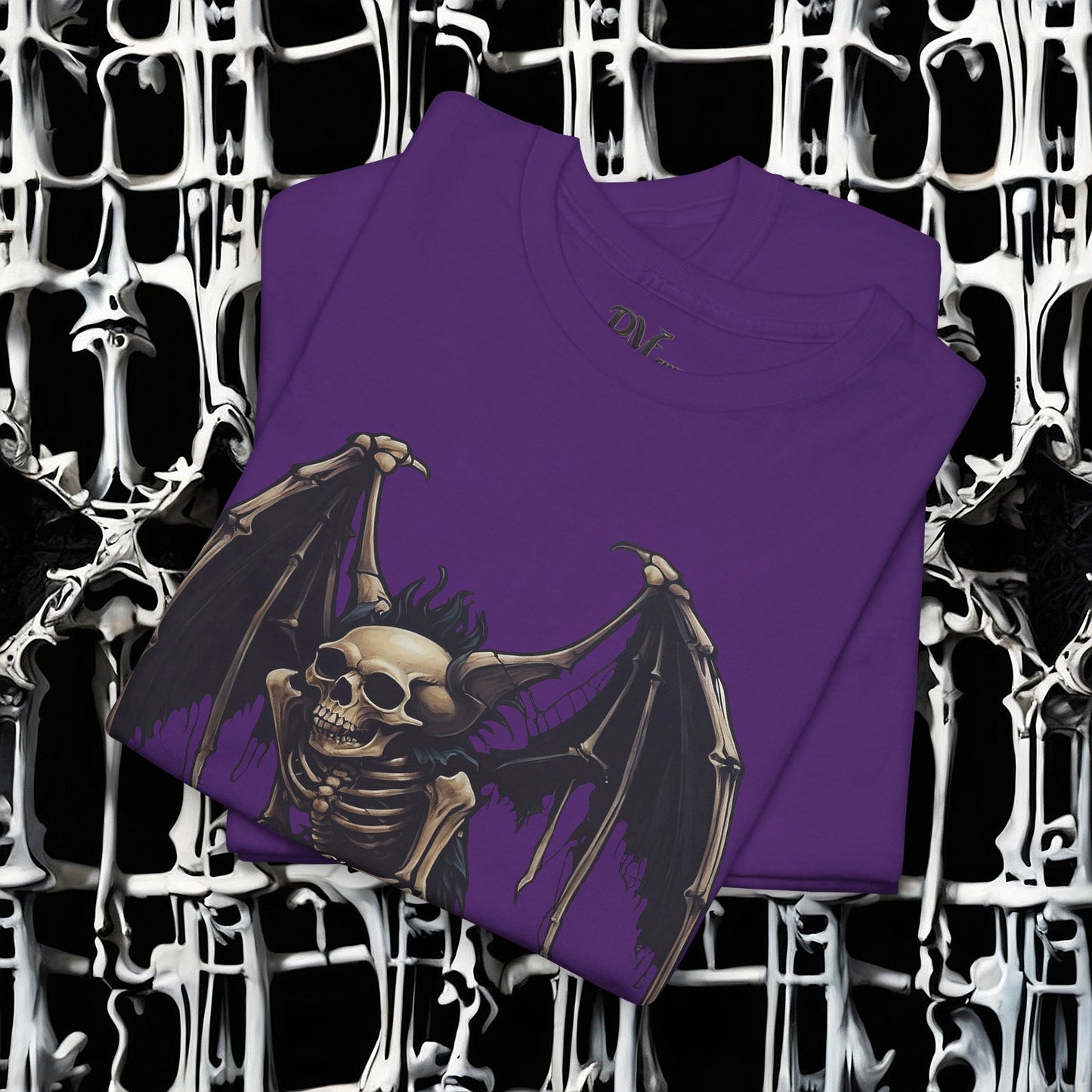 Winged Gargoyle Skeleton Tee
