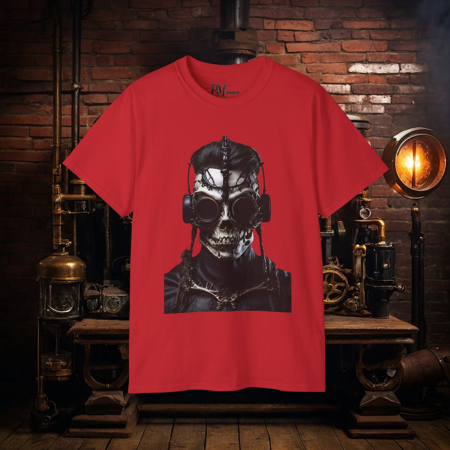 Steam Punk Skull Tee (Gildan 2000)