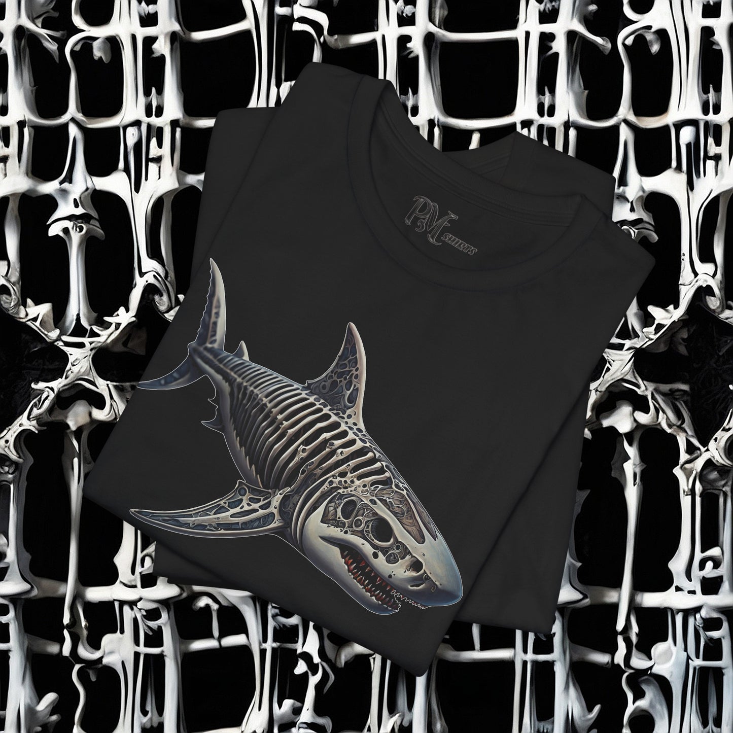 Bone Shark Tee (Bella Canvas 3001)