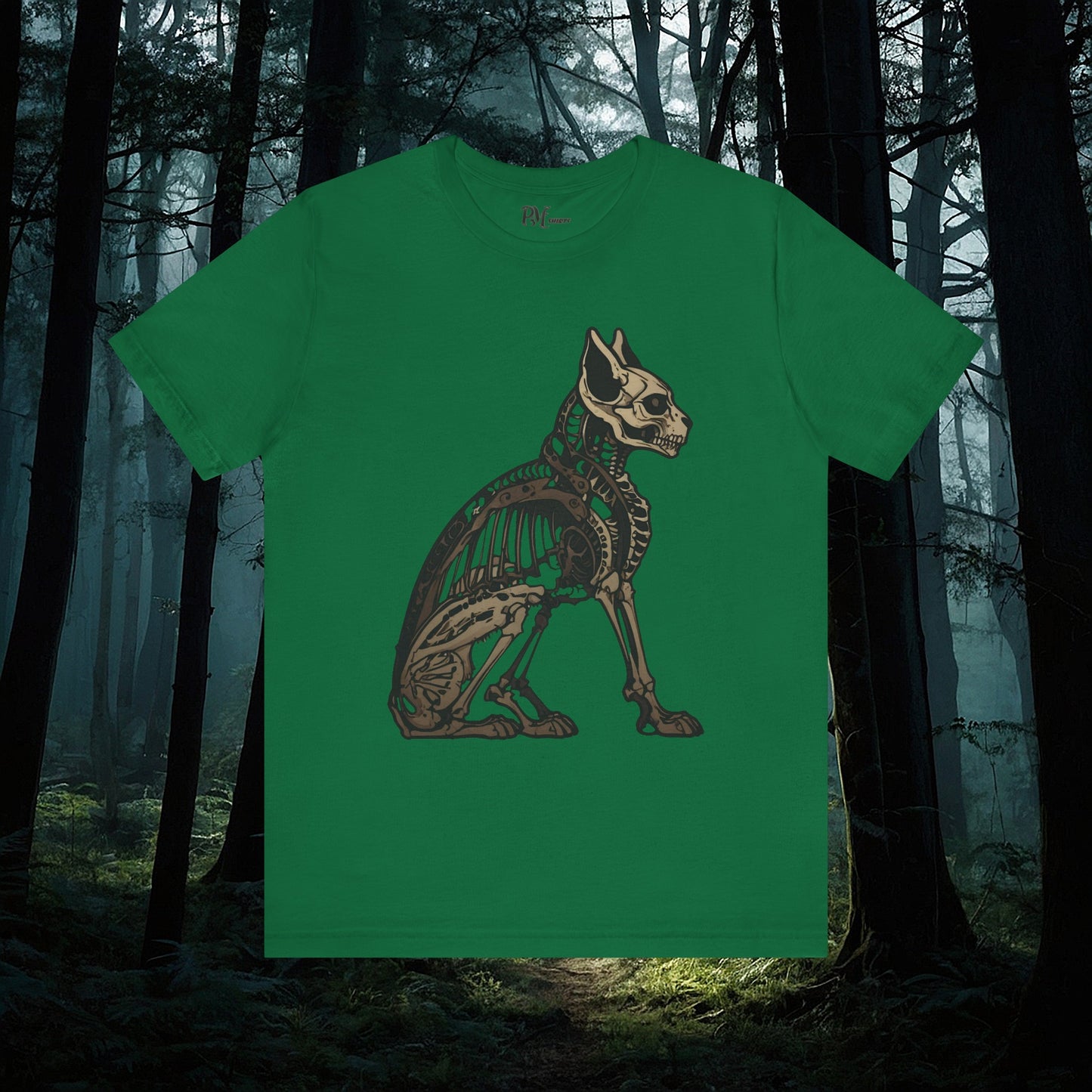 Bone Cat Tee (Bella Canvas 3001)