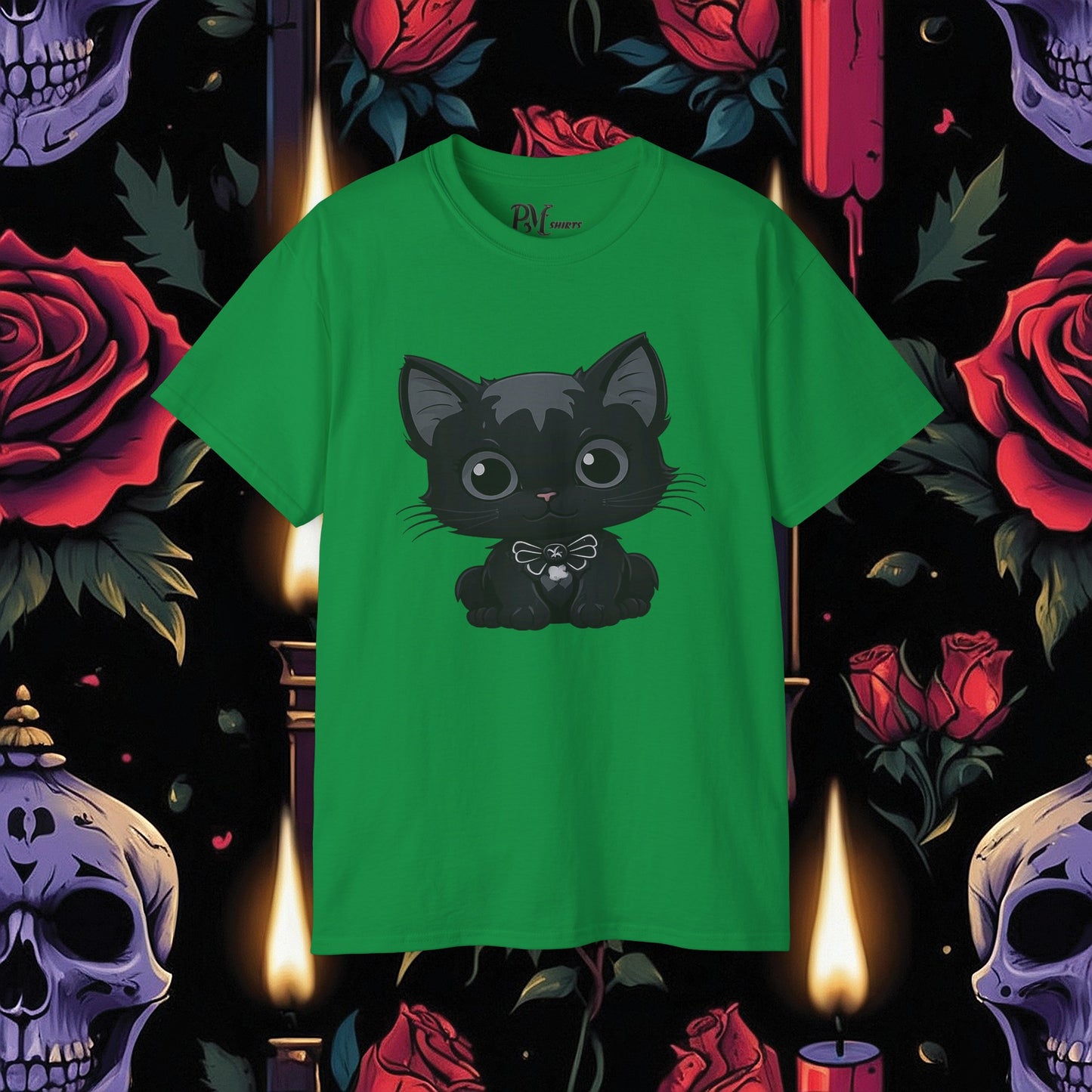 Darkly Adorable Cat (Gildan 2000)