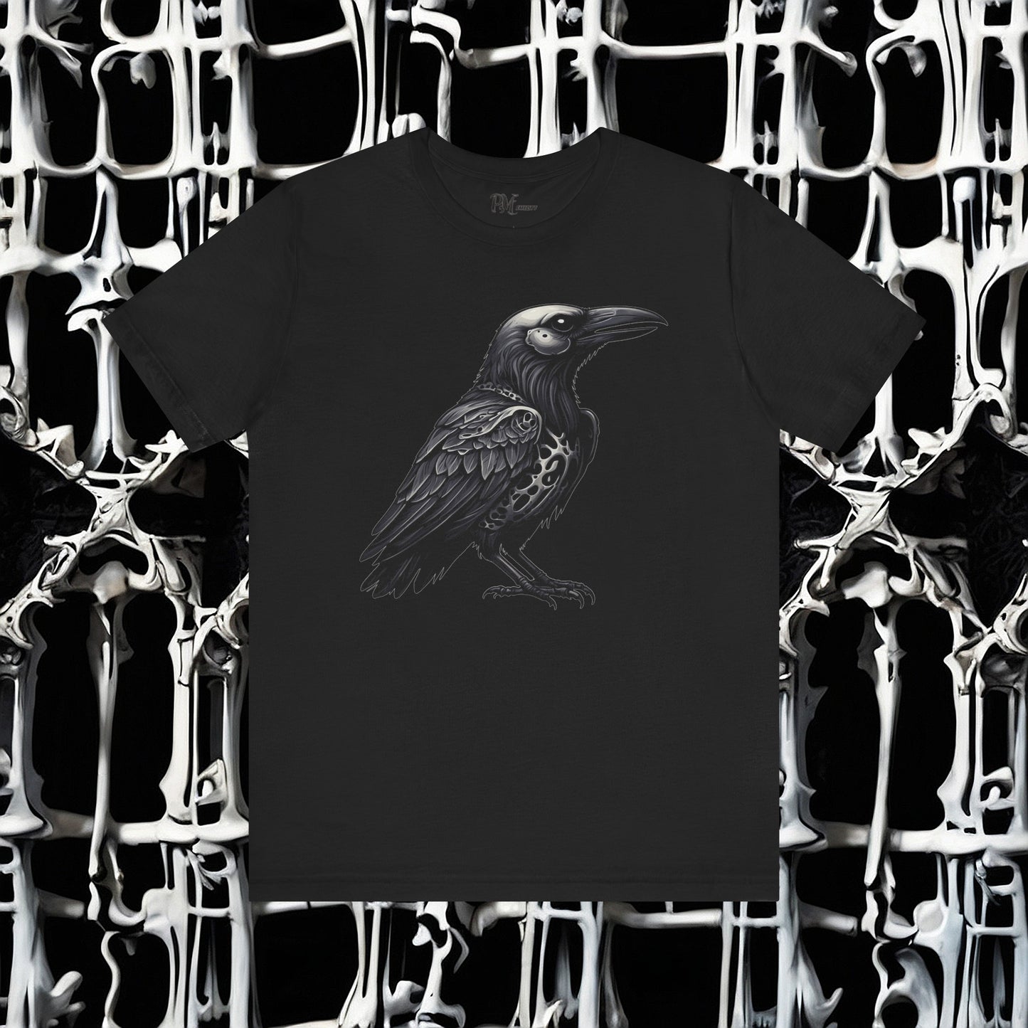 Bone Armor Raven Tee (Bella Canvas 3001)