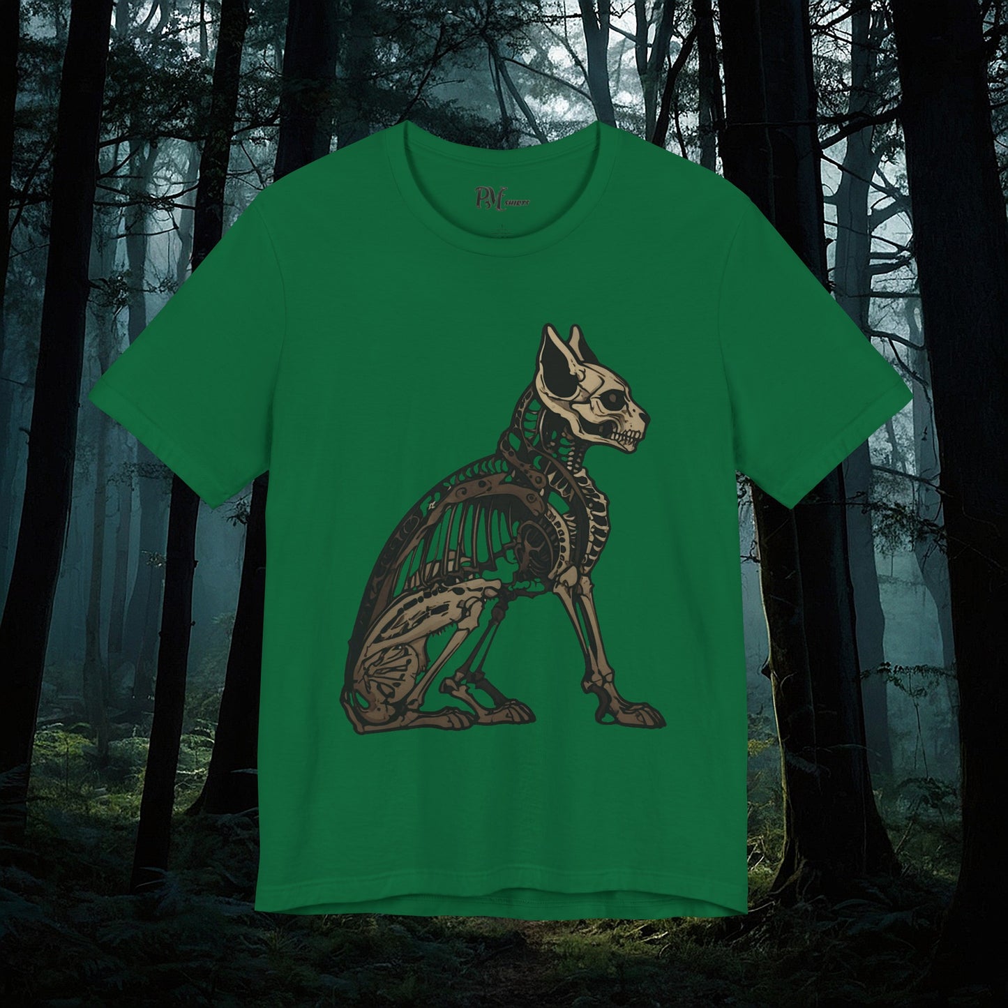 Bone Cat Tee (Bella Canvas 3001)