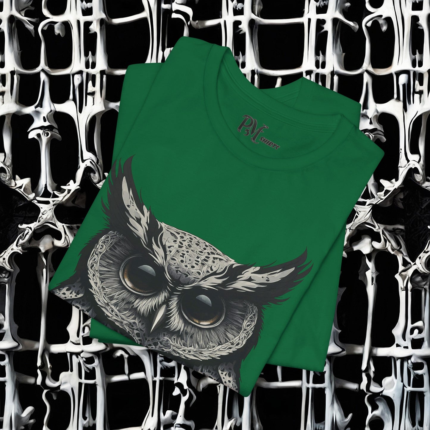 Bone Armor Owl Tee (Bella Canvas 3001)