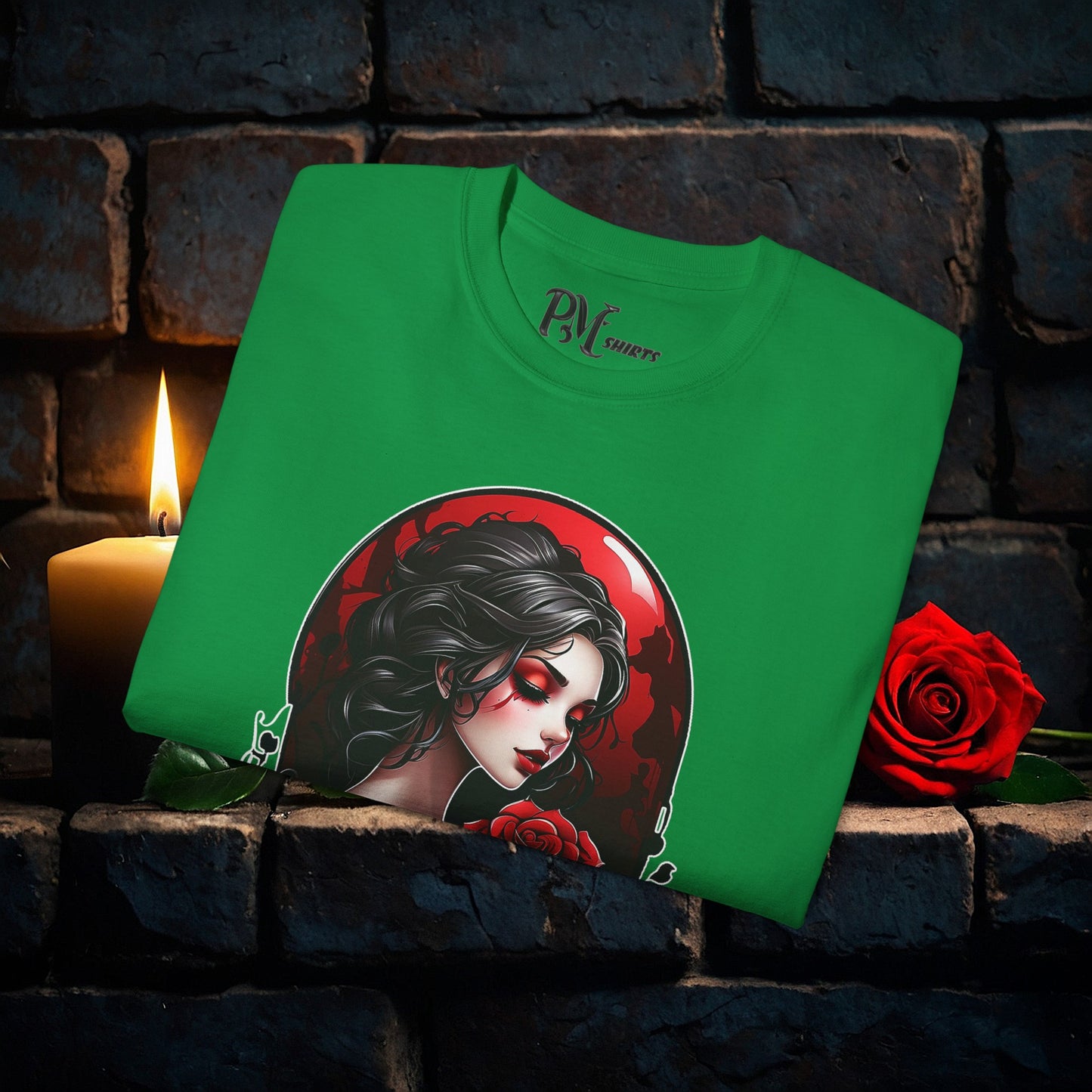 Held Rose Dark Romance Tee (Gildan 2000)