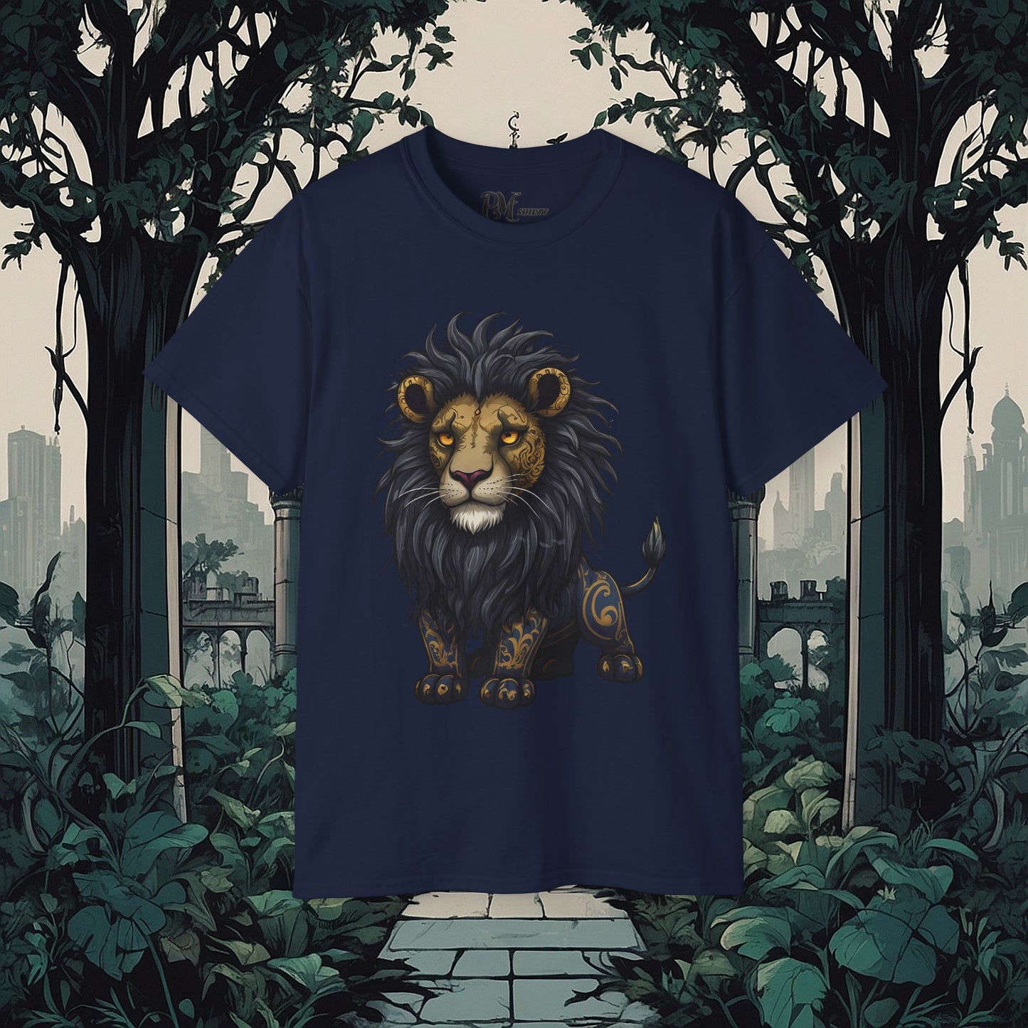 Lion Tribal Tee (Gildan 2000)