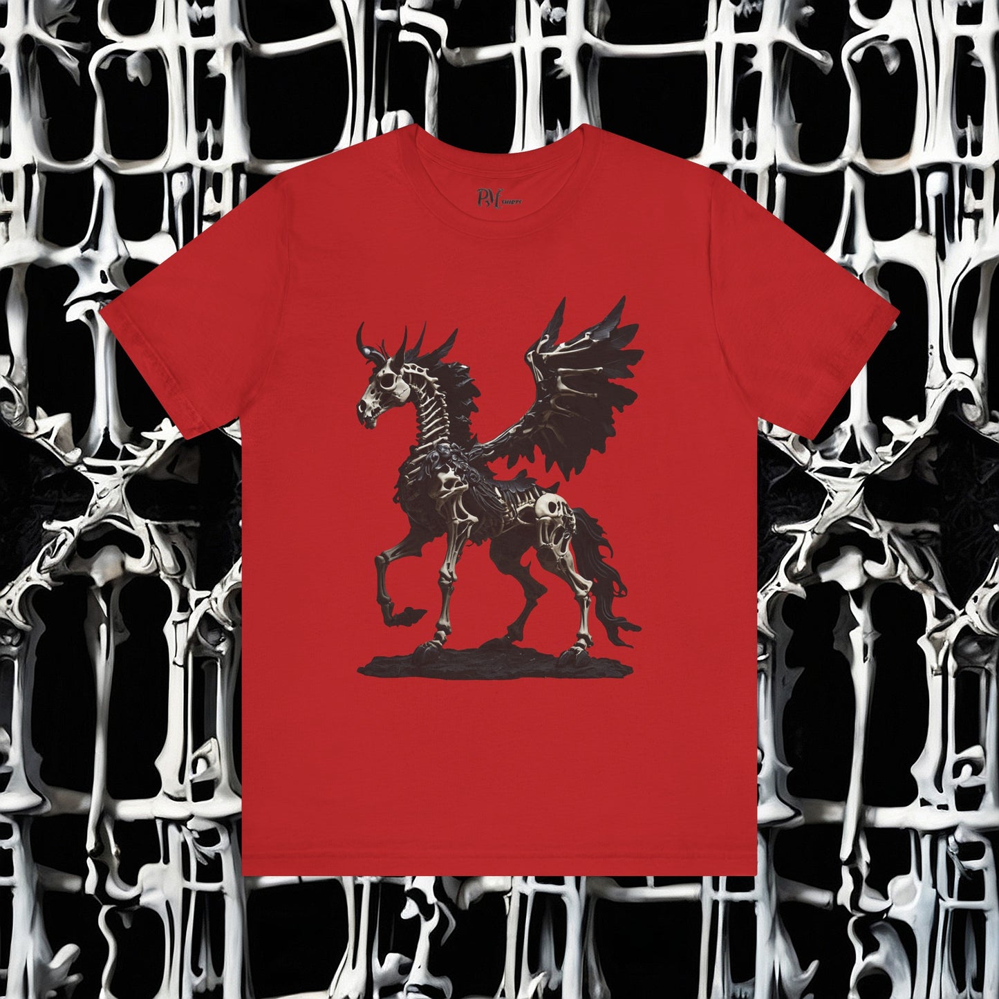 Bone Pegasus Tee (Bella Canvas 3001)