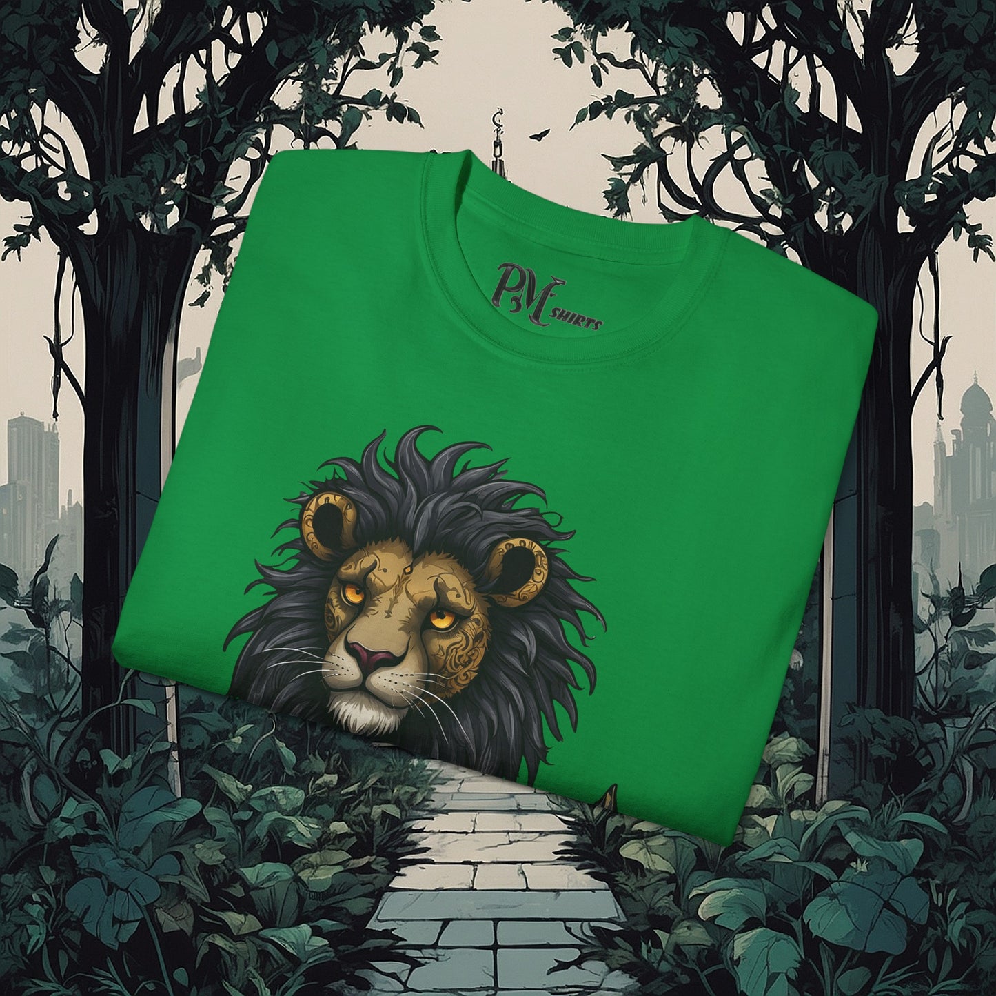Lion Tribal Tee (Gildan 2000)