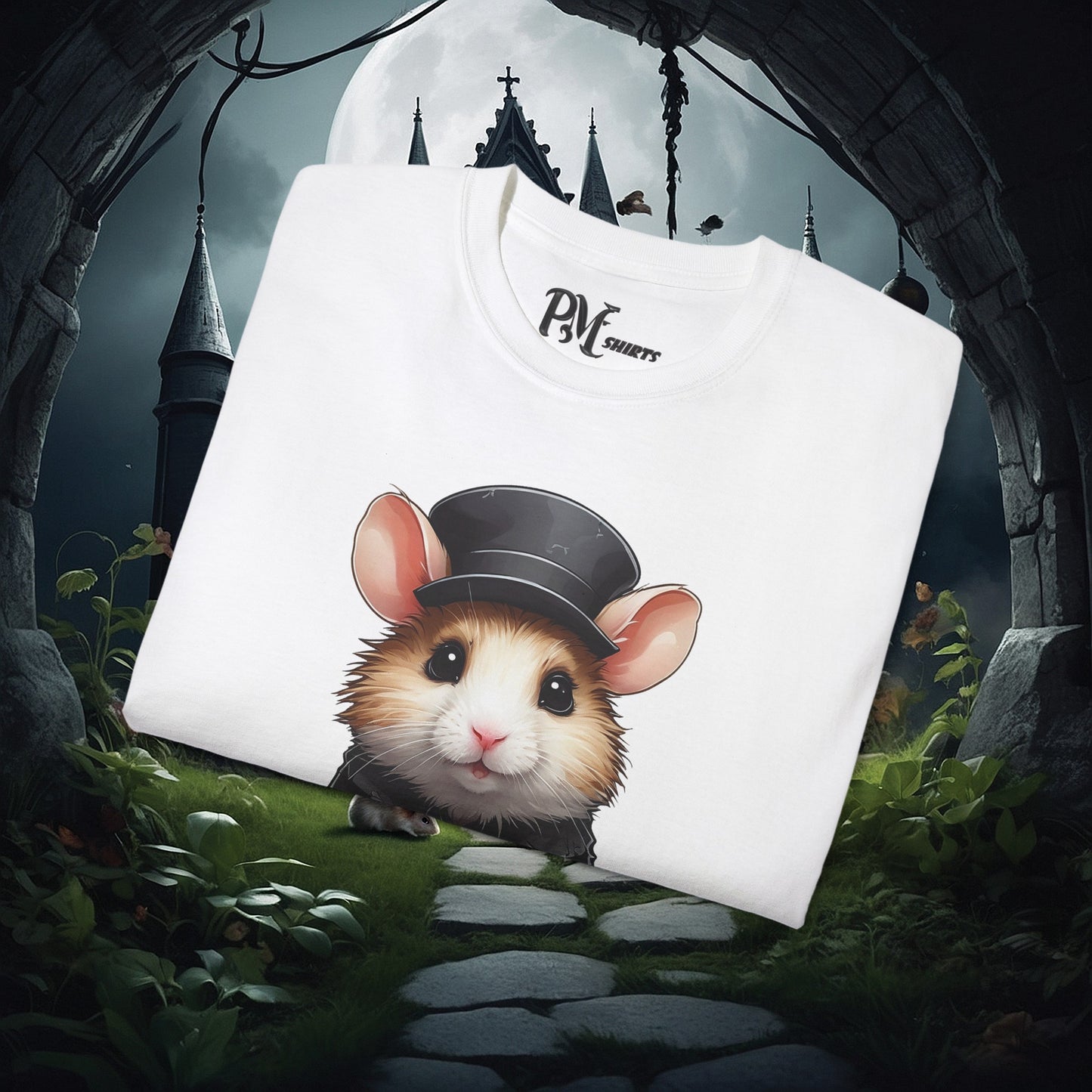 Hamster with Mug Tee (Gildan 2000)