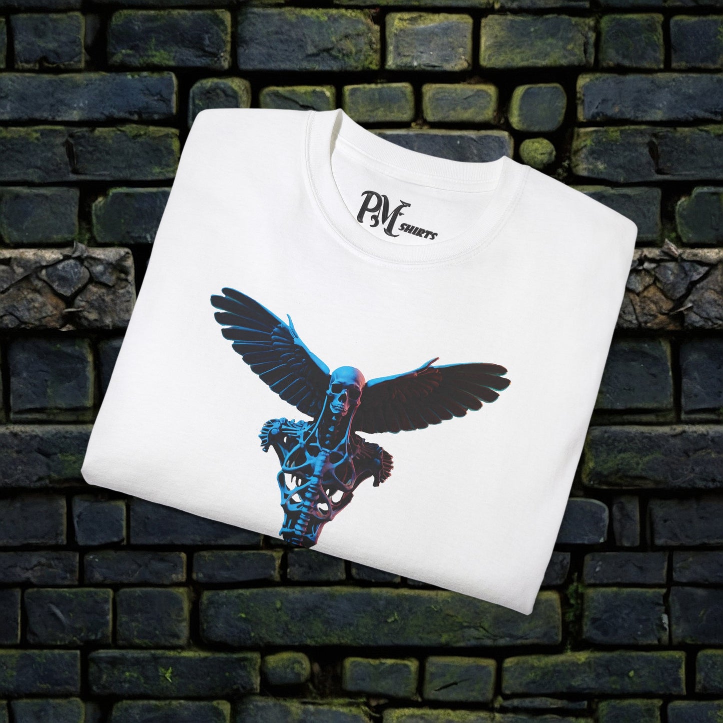 Bone Winged Torso Tee (Gildan 2000)
