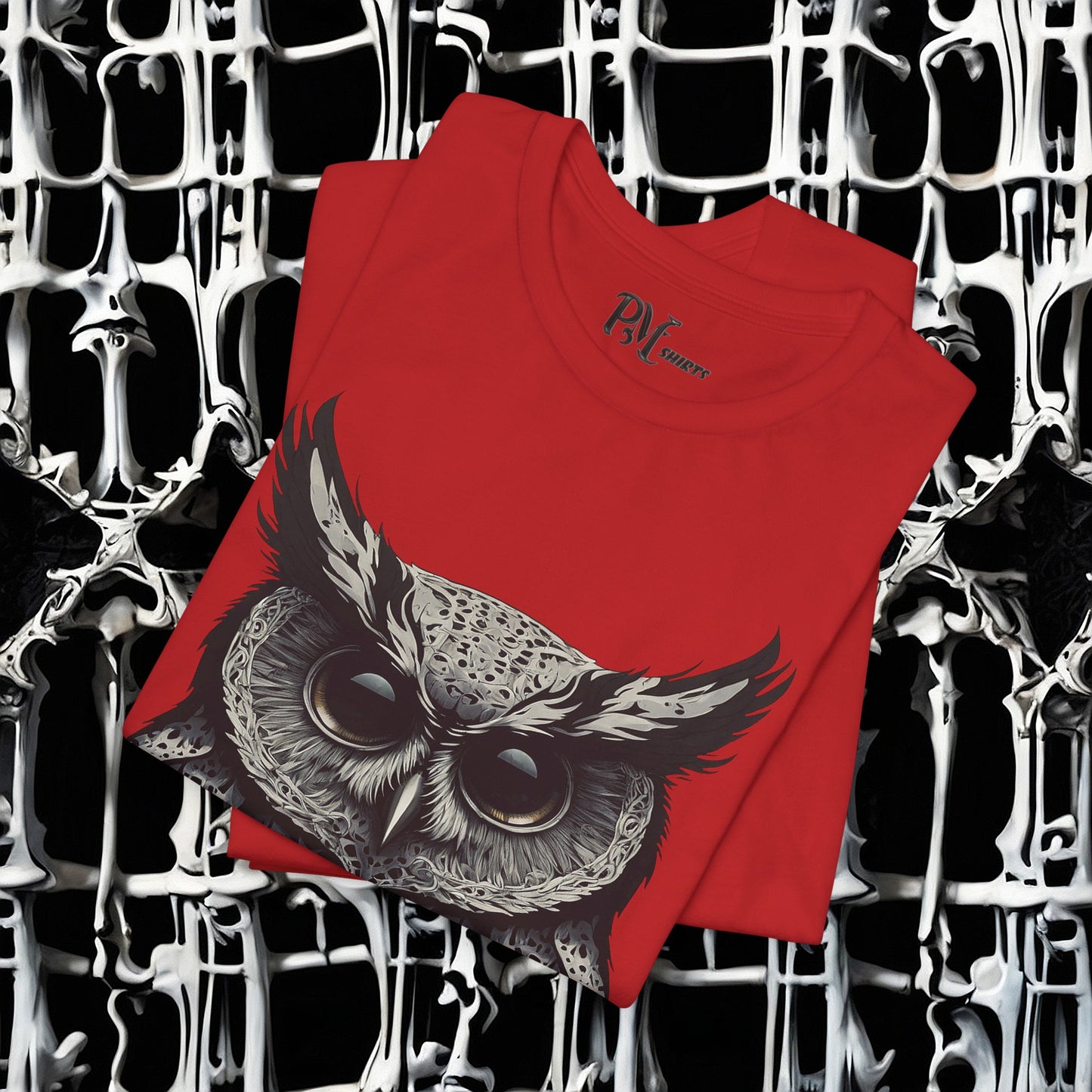 Bone Armor Owl Tee (Bella Canvas 3001)