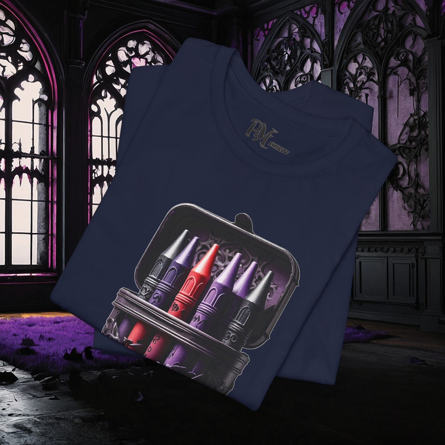 Goth Coloring Tee (Bella Canvas 3001)