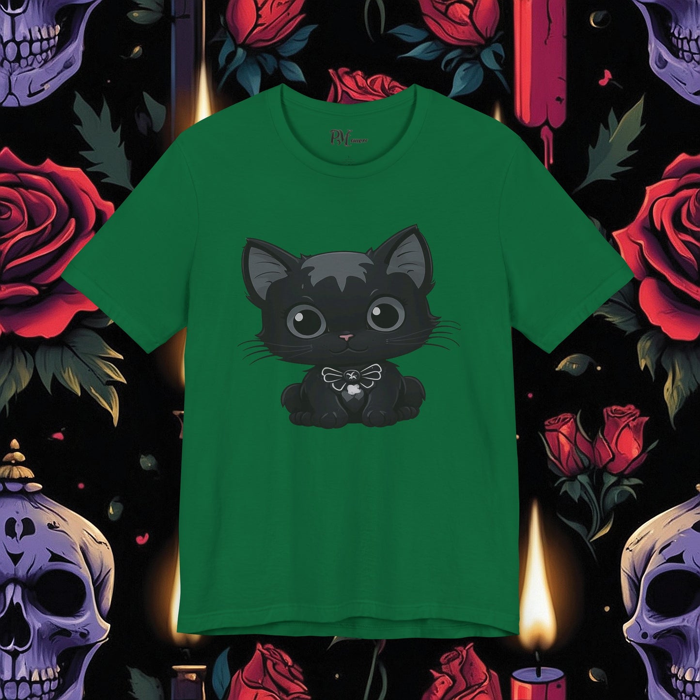 Darkly Adorable Cat (Bella Canvas 3001)