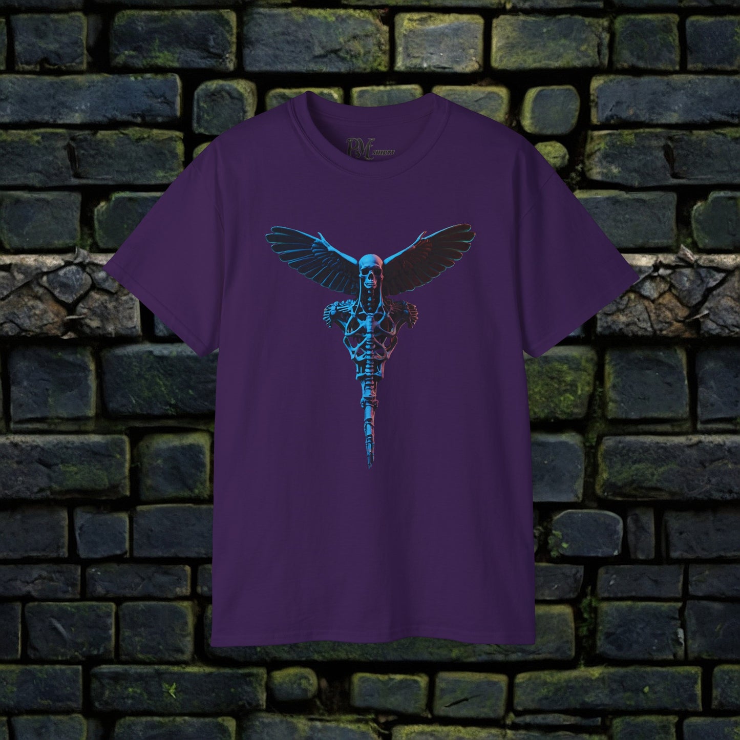 Bone Winged Torso Tee (Gildan 2000)
