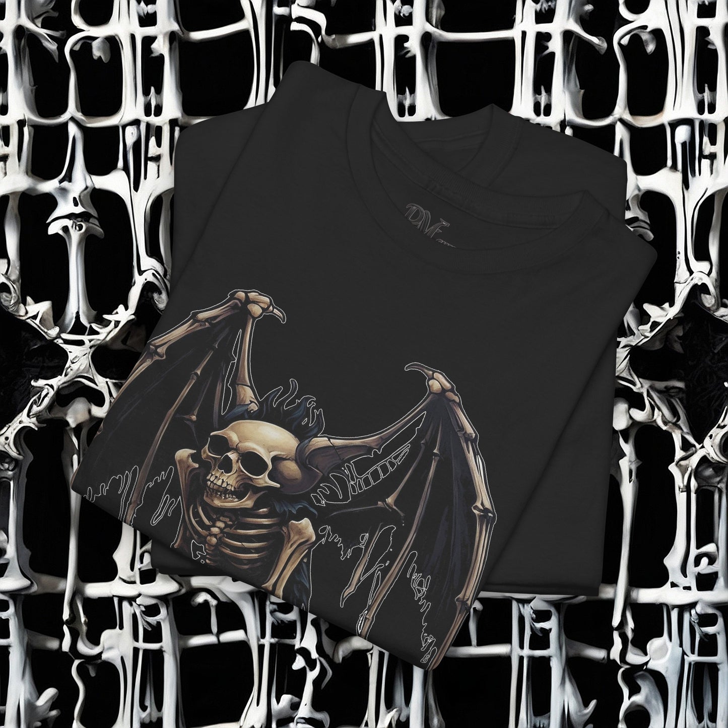 Winged Gargoyle Skeleton Tee
