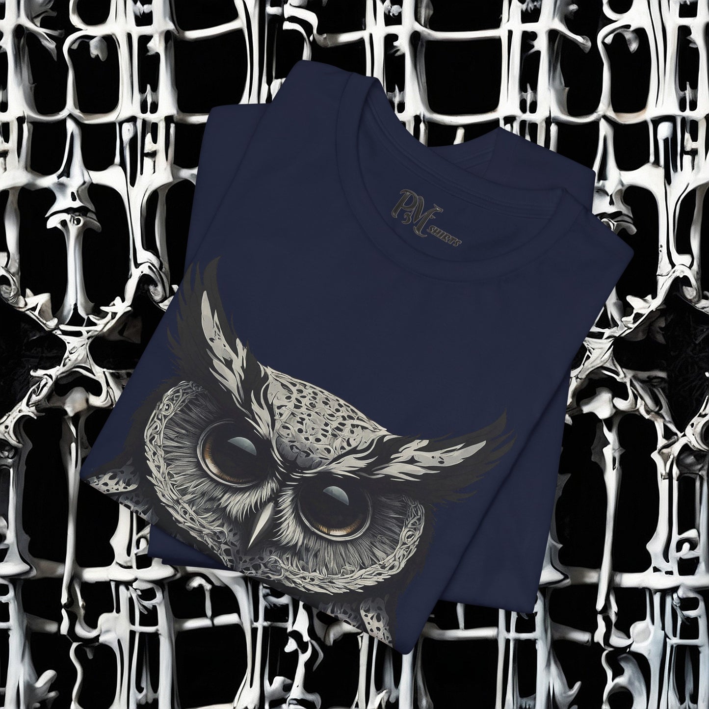 Bone Armor Owl Tee (Bella Canvas 3001)
