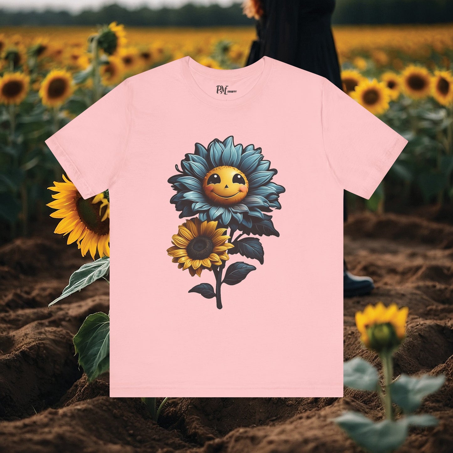 Happy Sunflower Tee (Bella Canvas 3001)